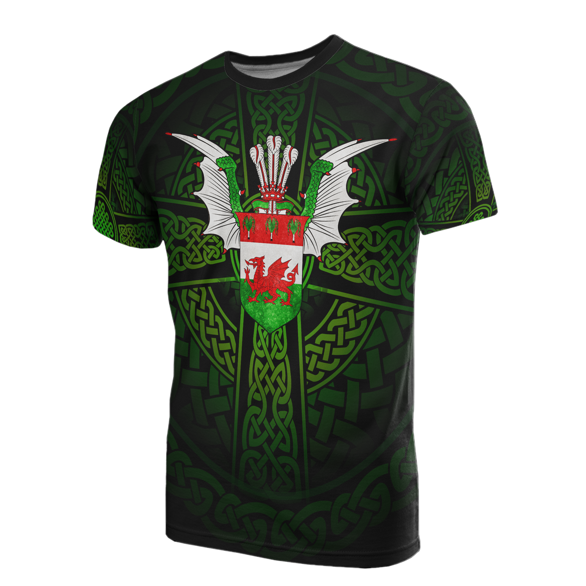 Wales T shirt - Red Dragon - Vibe Hoodie Shop