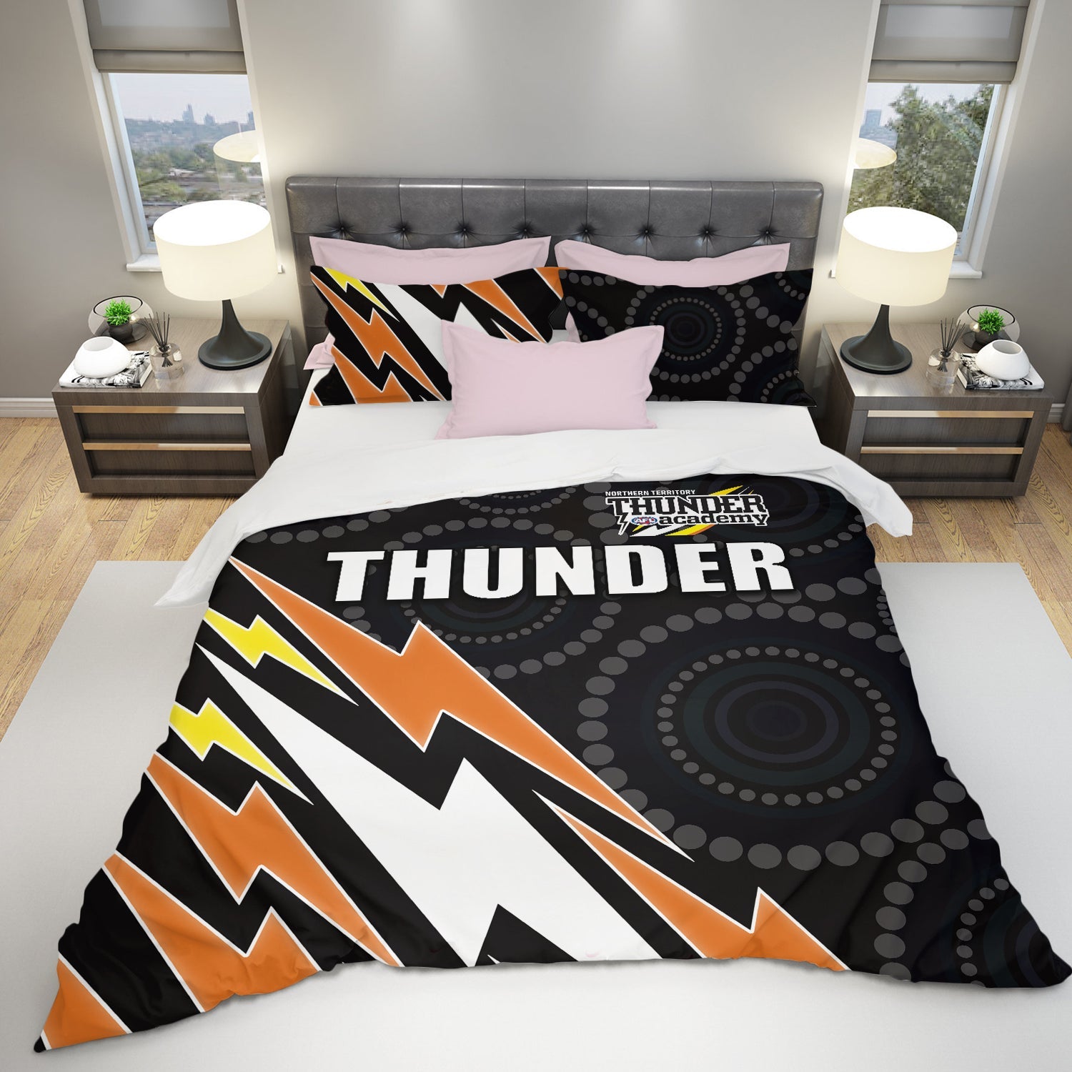 Thunder Academy NAB AFL 2021 Champion Bedding Set - LT20 - Vibe Hoodie Shop