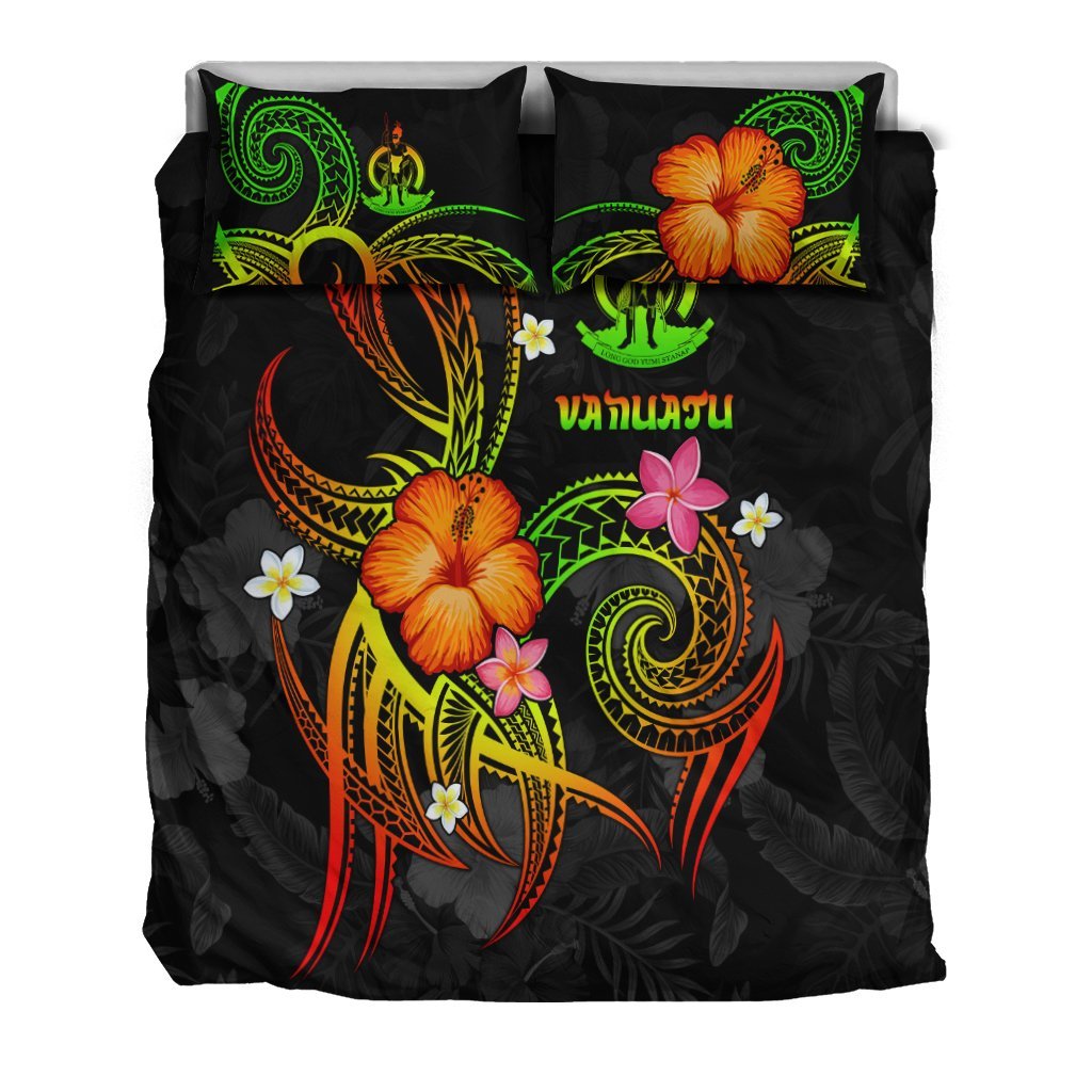 Vanuatu Polynesian Bedding Set - Legend of Vanuatu (Reggae) - Vibe Hoodie Shop