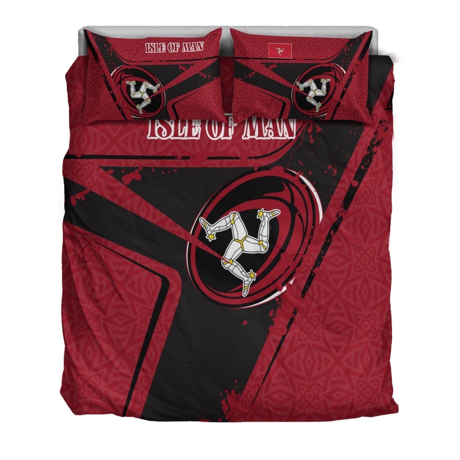 Isle Of Man Rugby Bedding Set - Isle Of Man Rugby - Vibe Hoodie Shop