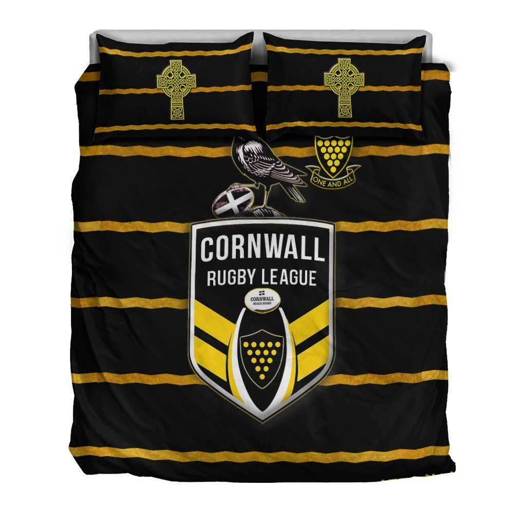 Cornwall Rugby League Bedding Set - The Cornwall Rugby Football Union - Vibe Hoodie Shop