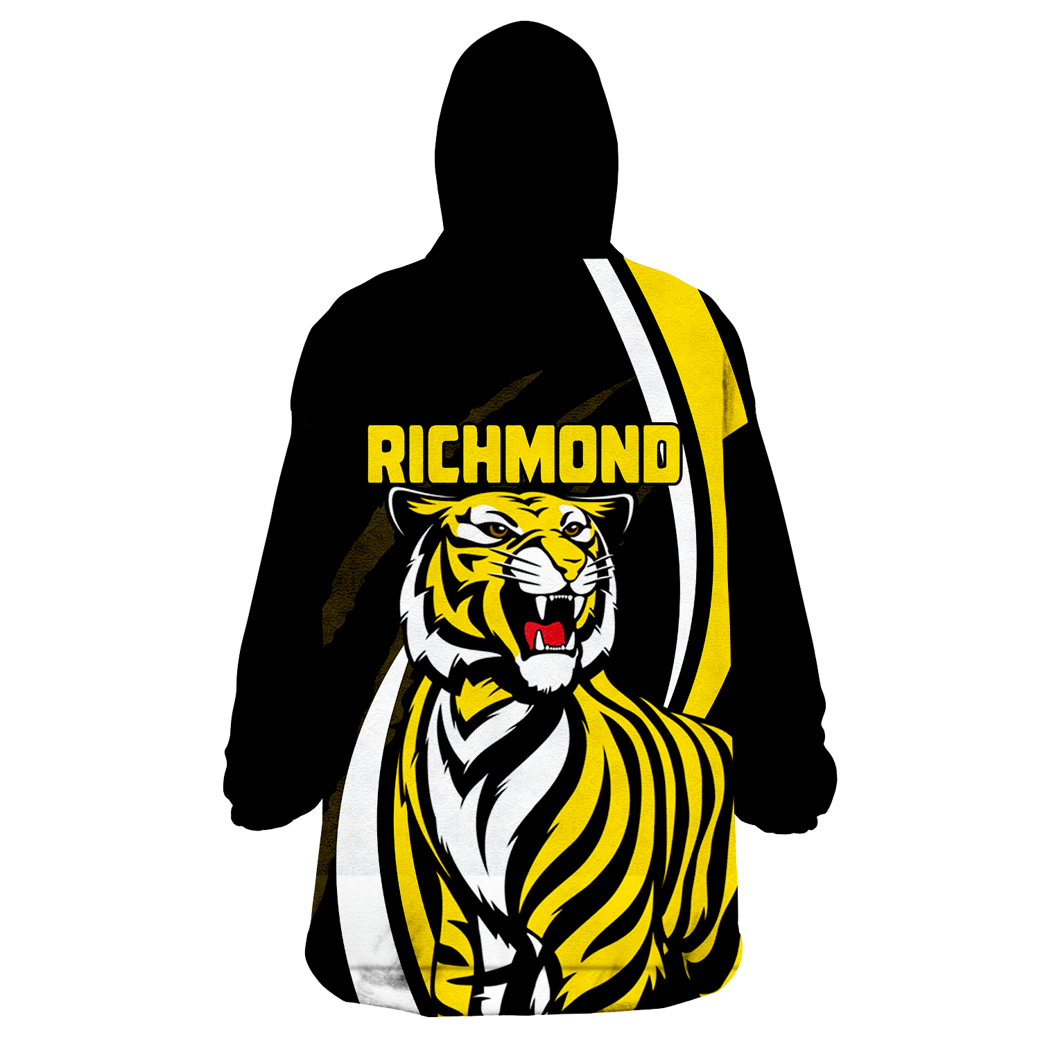 Richmond Football Club Spirit Wearable Blanket Hoodie - - Vibe Hoodie Shop