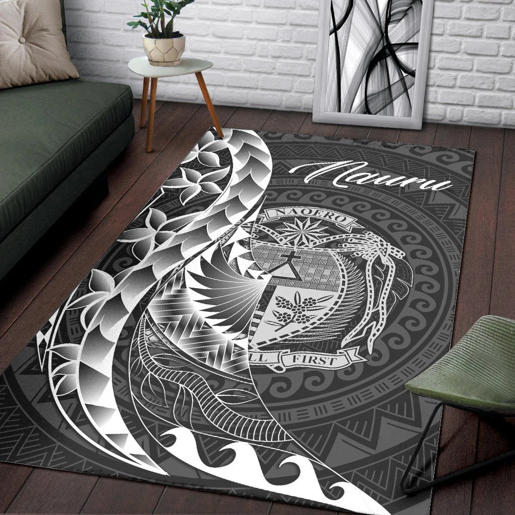 Nauru Area Rug - Polynesian Pattern Style - Vibe Hoodie Shop