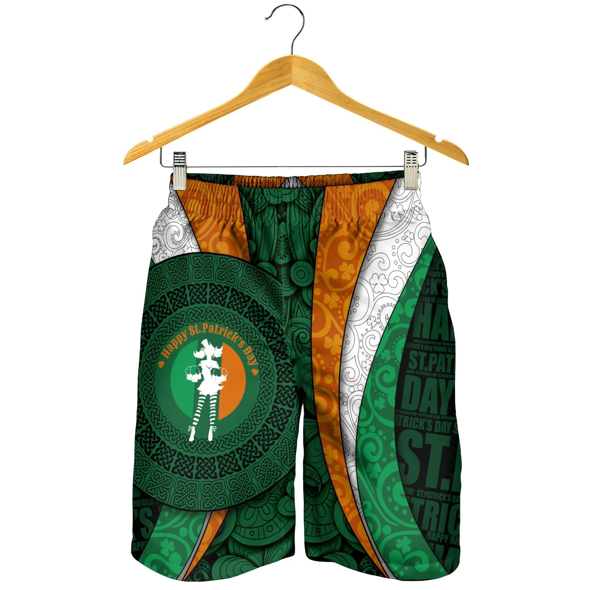 VibeHoodie Men Short - Ireland Green Partrick's Day - Vibe Hoodie Shop