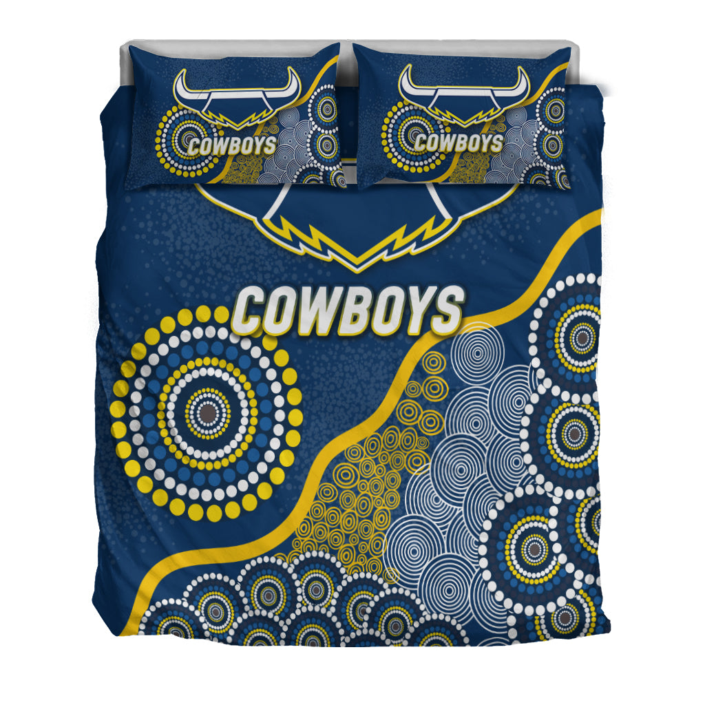 Panthers Rugby 2022 Aboriginal Art Bedding Set - - Vibe Hoodie Shop