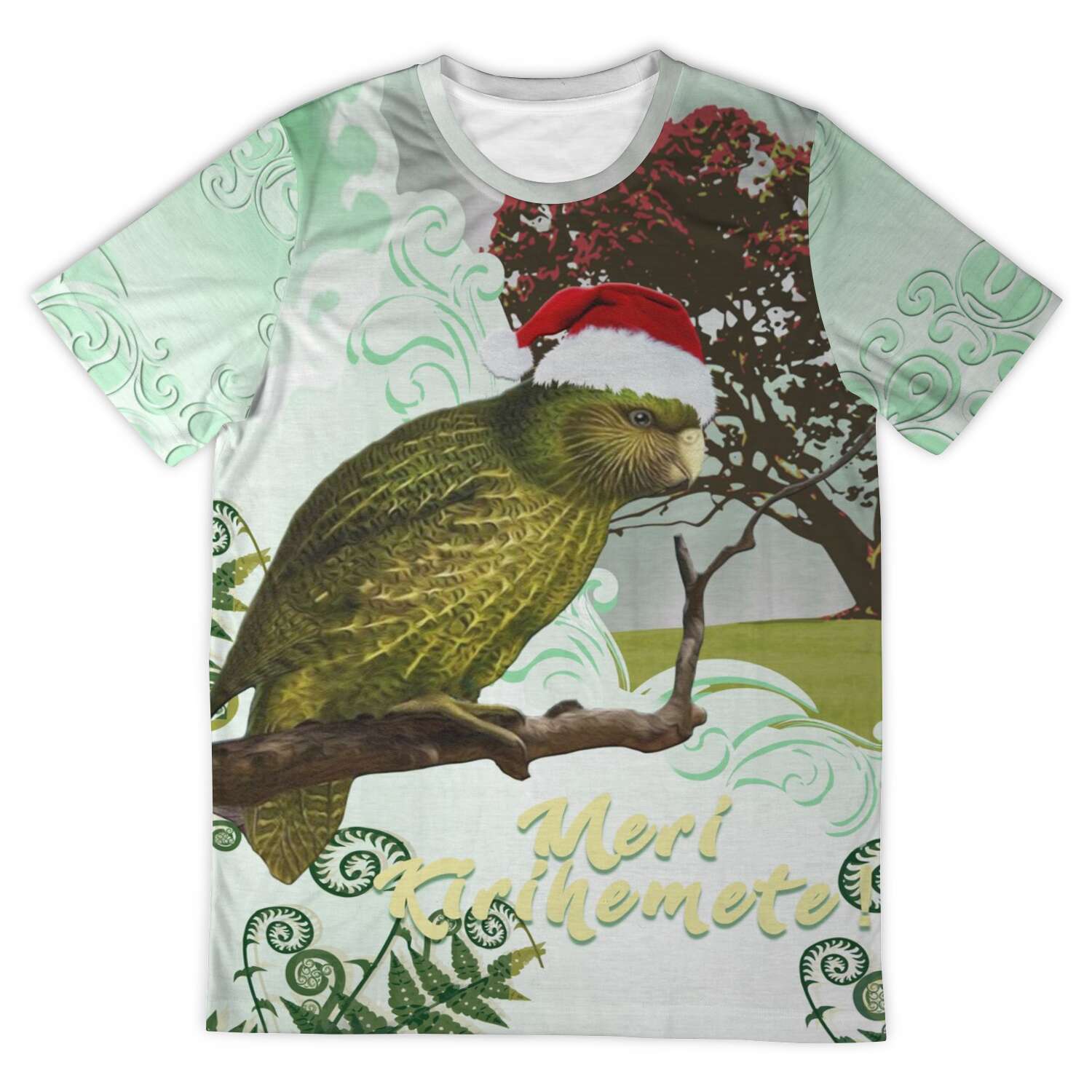 Christmas Kakapo New Zealand T shirt - Vibe Hoodie Shop