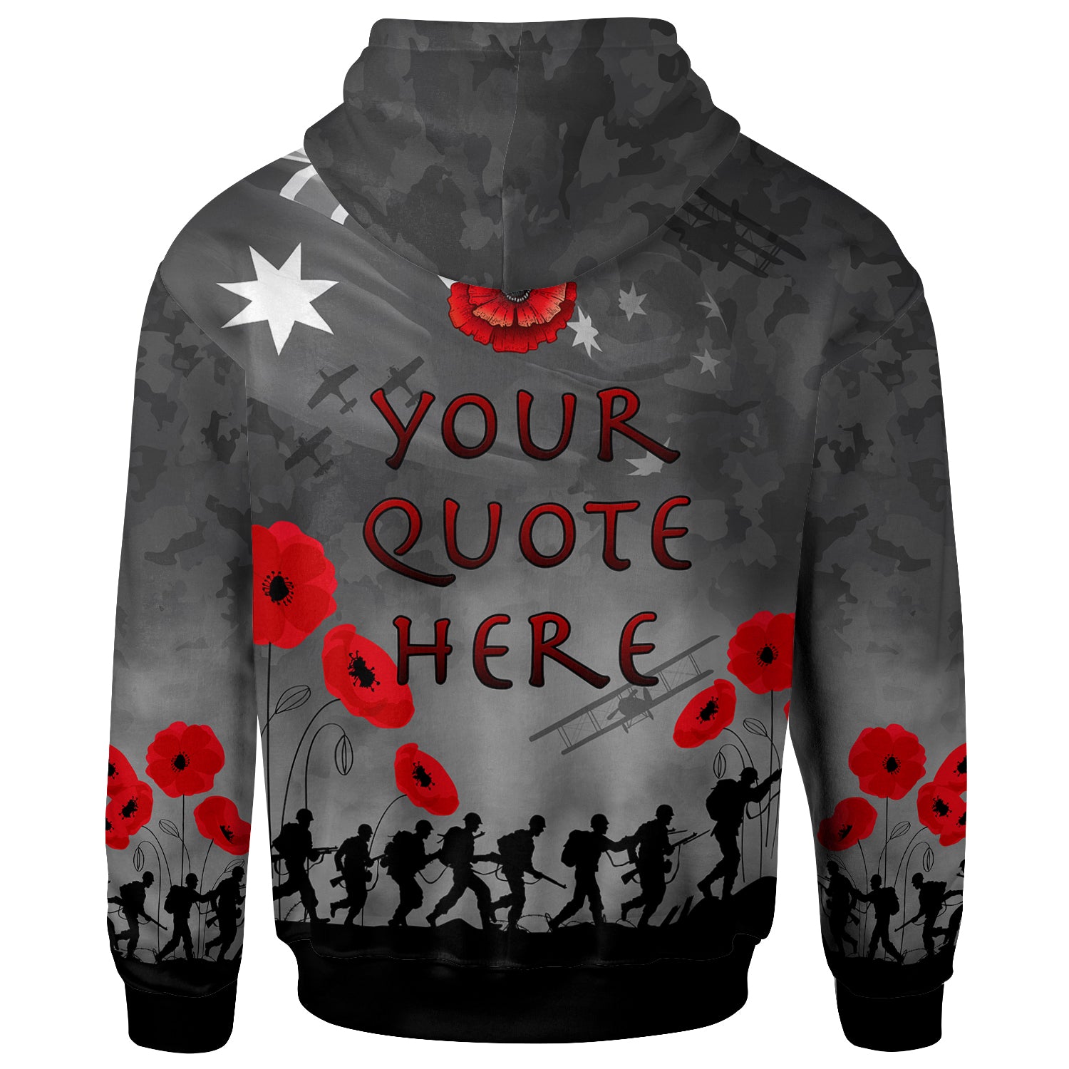 Australia Anzac Hoodie - Custom Anzac Fathers Soldiers Heroes Hoodie - Vibe Hoodie Shop