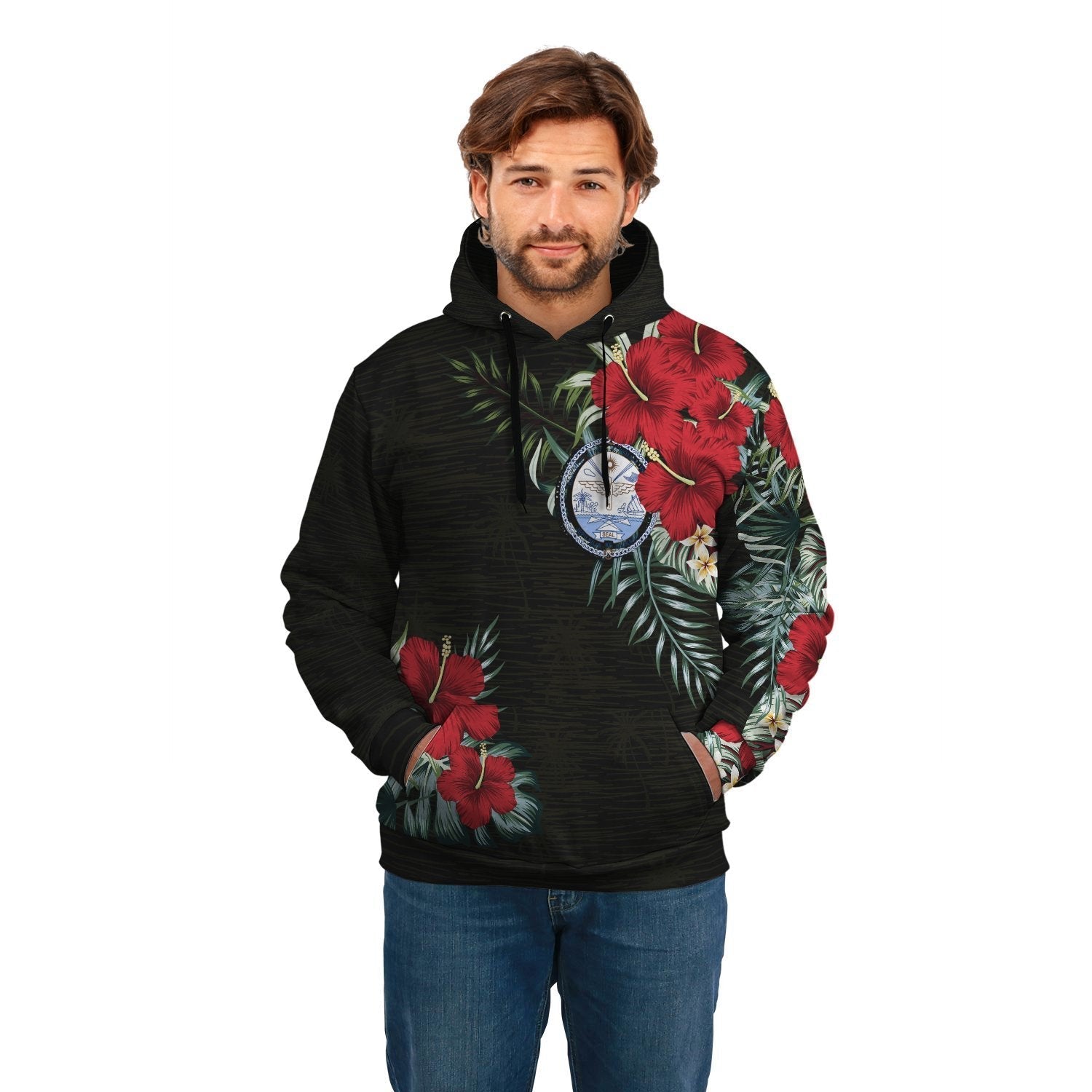 Marshall Islands Hoodie - Hibiscus (Men/Women) - Vibe Hoodie Shop