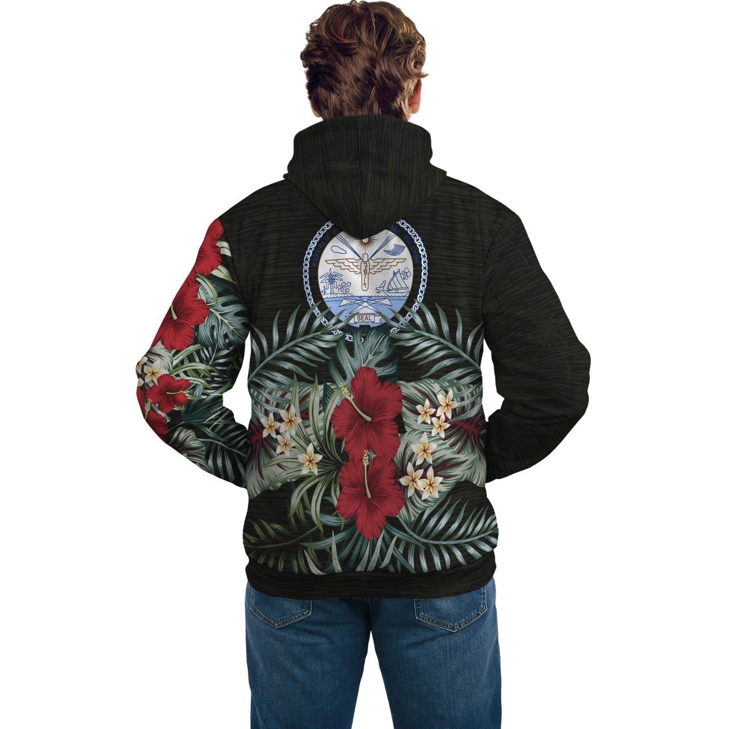 Marshall Islands Hoodie - Hibiscus (Men/Women) - Vibe Hoodie Shop