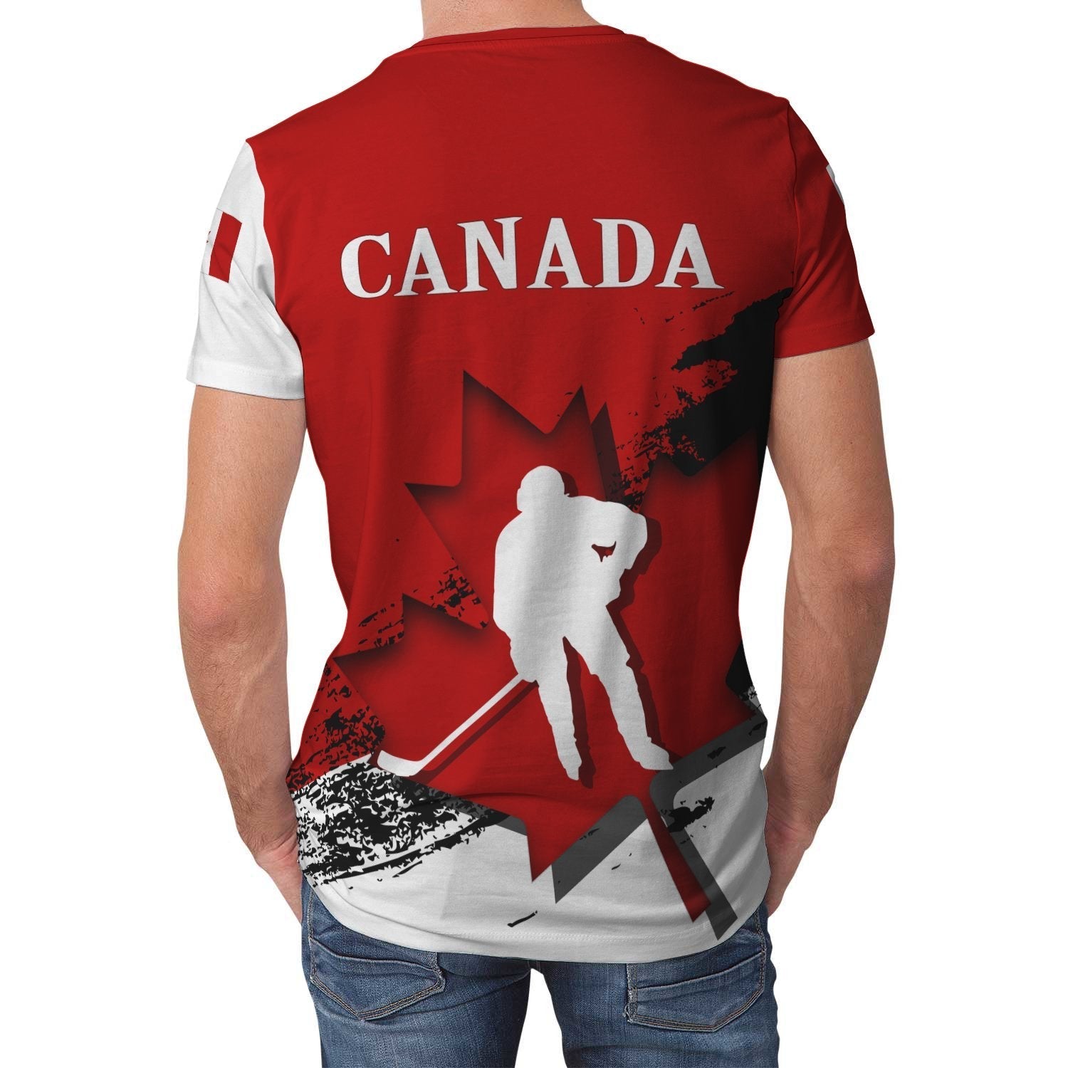 Canada T shirts - Maple Leaf Hockey - Vibe Hoodie Shop