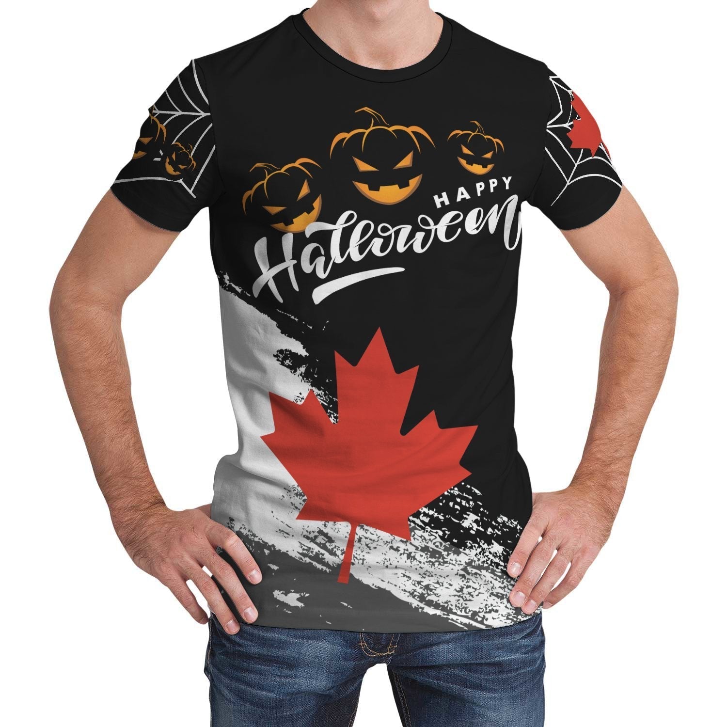 Canada Halloween T shirt (Women/Men) - Vibe Hoodie Shop