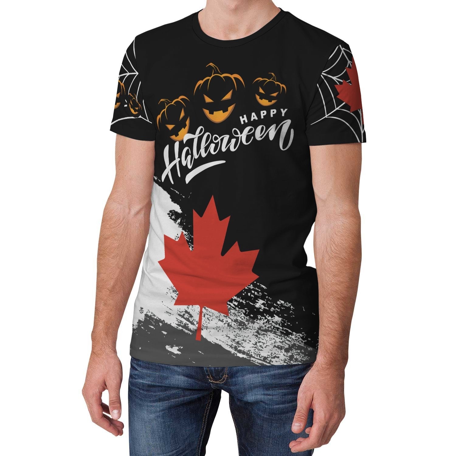 Canada Halloween T shirt (Women/Men) - Vibe Hoodie Shop