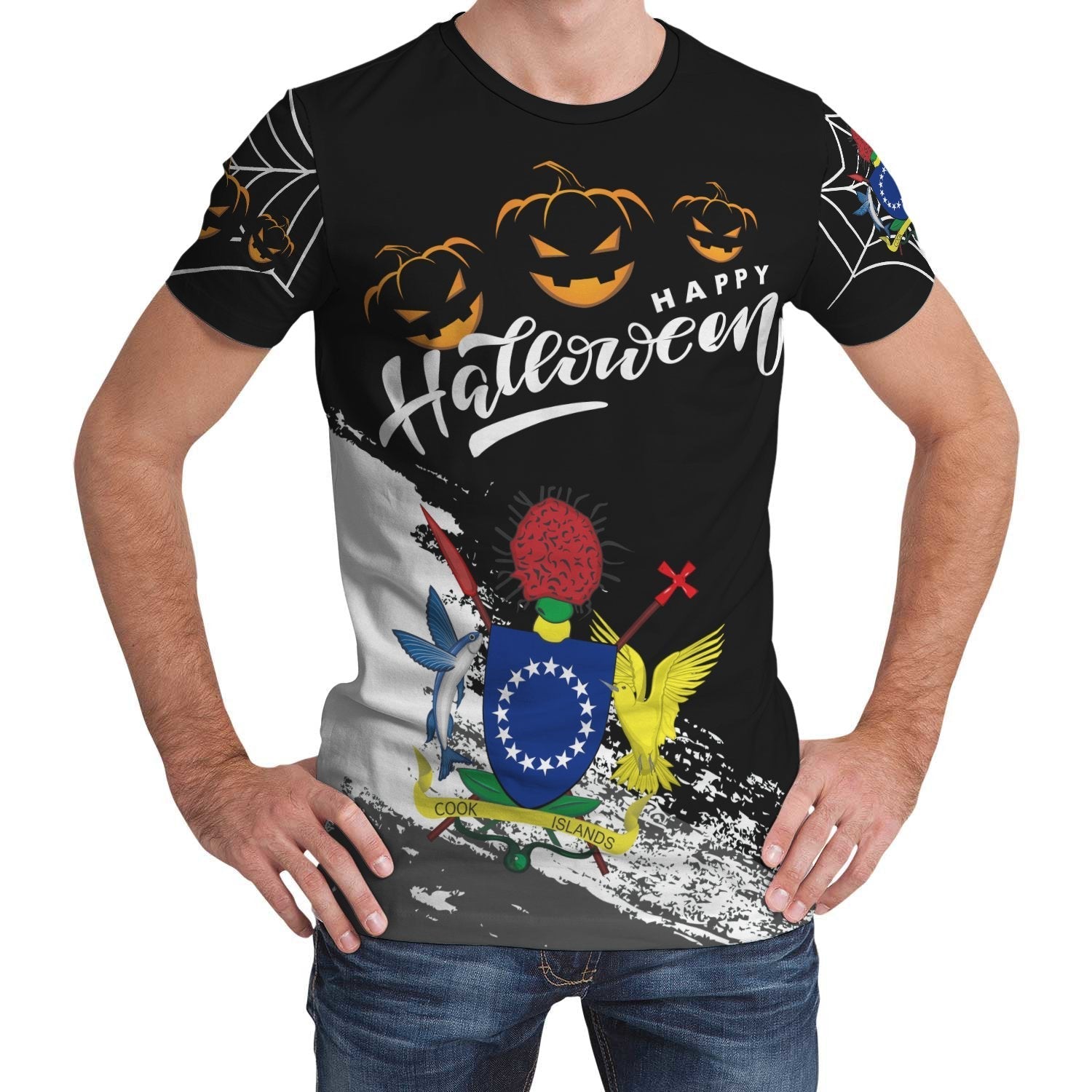 Cook Islands Halloween T shirt (Women/Men) - Vibe Hoodie Shop