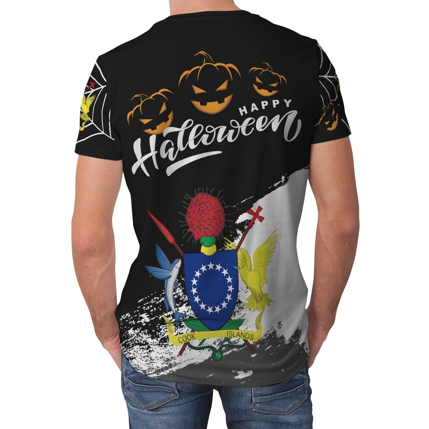 Cook Islands Halloween T shirt (Women/Men) - Vibe Hoodie Shop