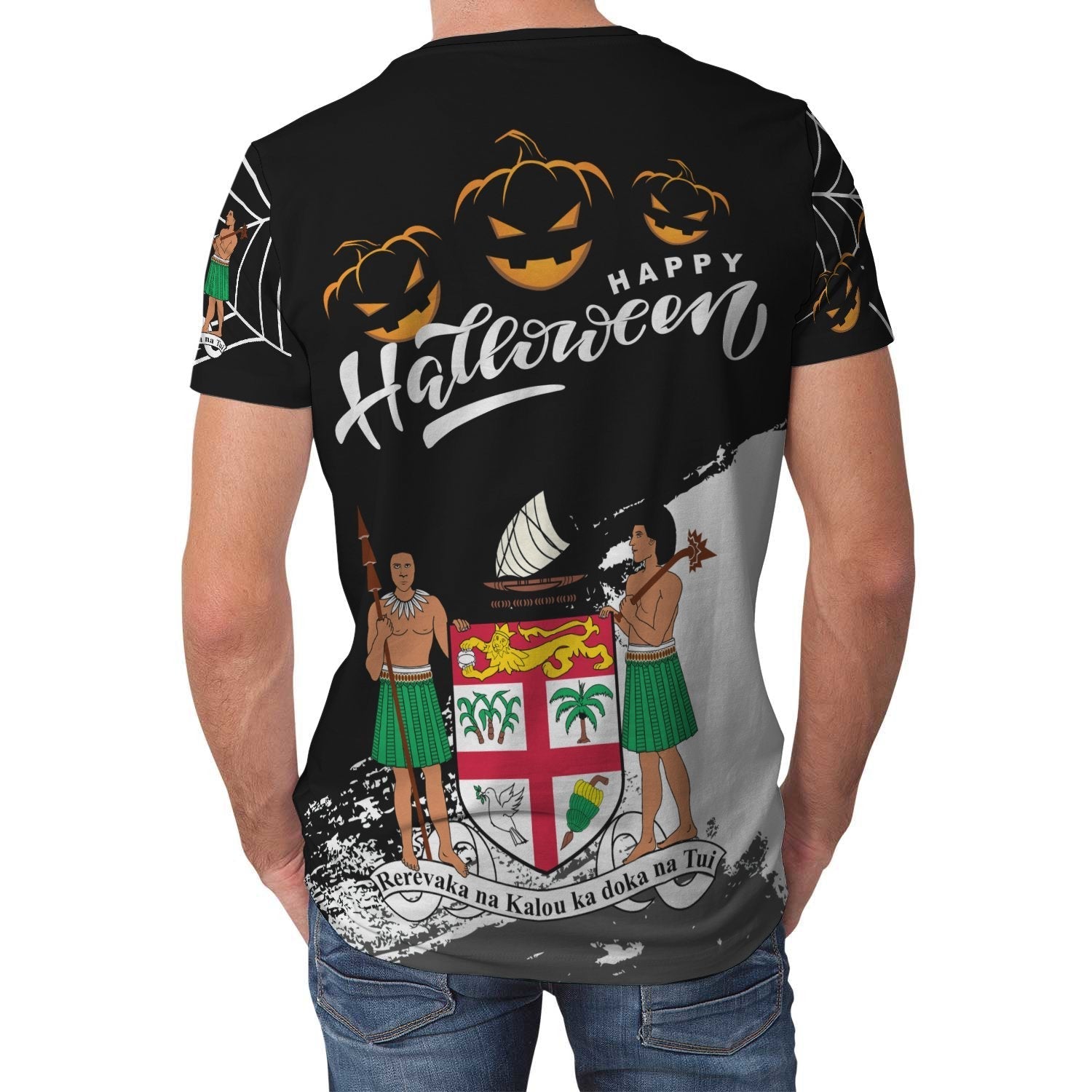 Fiji Halloween T shirt (Women/Men) - Vibe Hoodie Shop