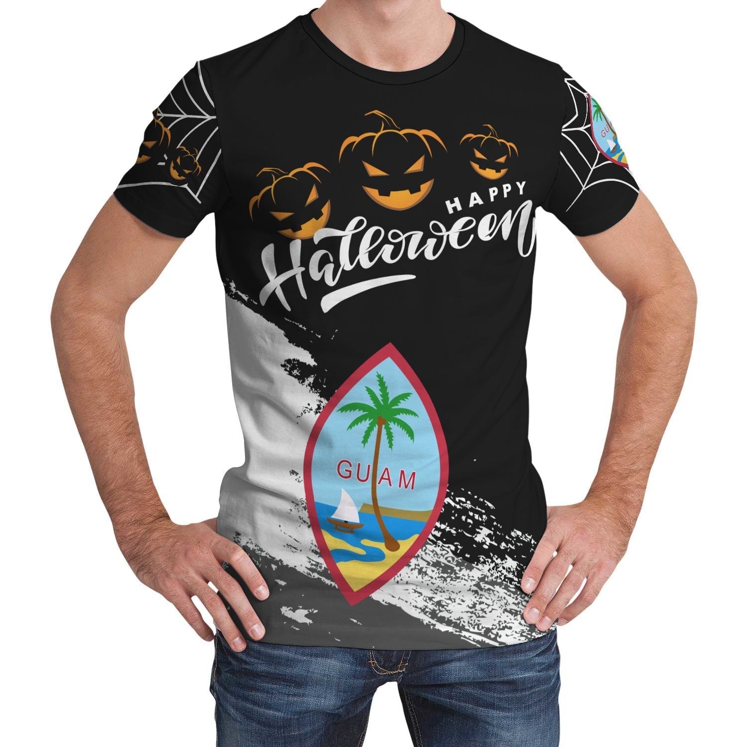 Guam Halloween T shirt (Women/Men) - Vibe Hoodie Shop