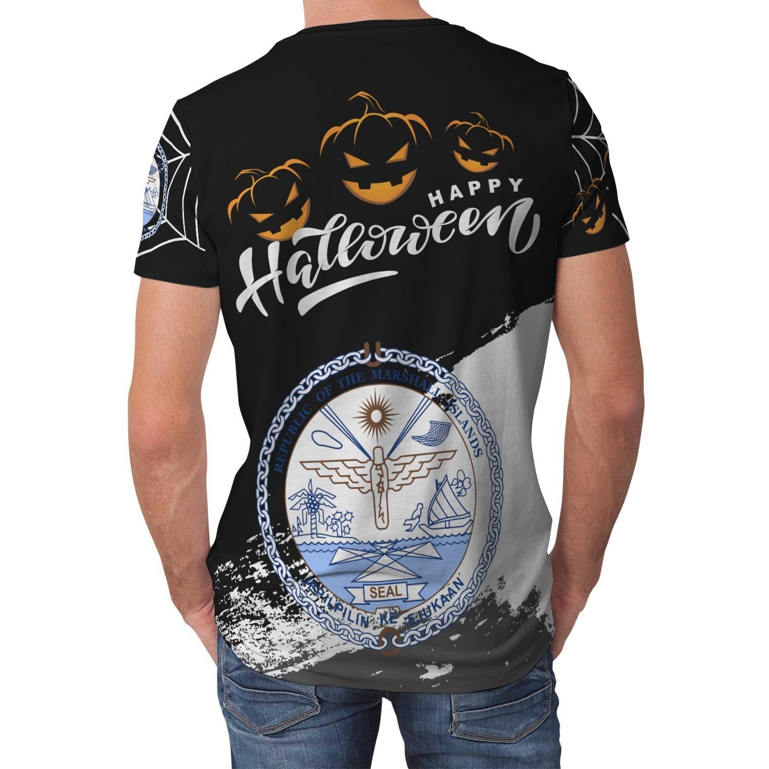 Marshall Islands Halloween T shirt (Women/Men) - Vibe Hoodie Shop