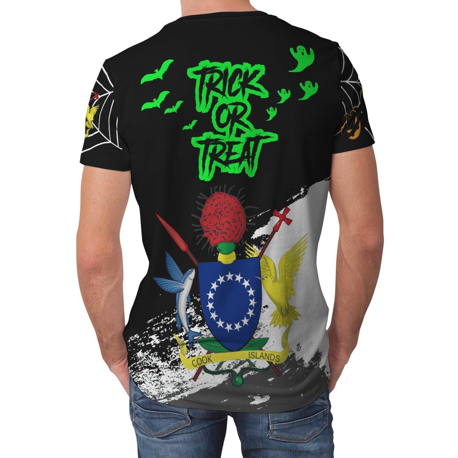 Cook Islands Halloween T shirt (Women/Men) - Vibe Hoodie Shop