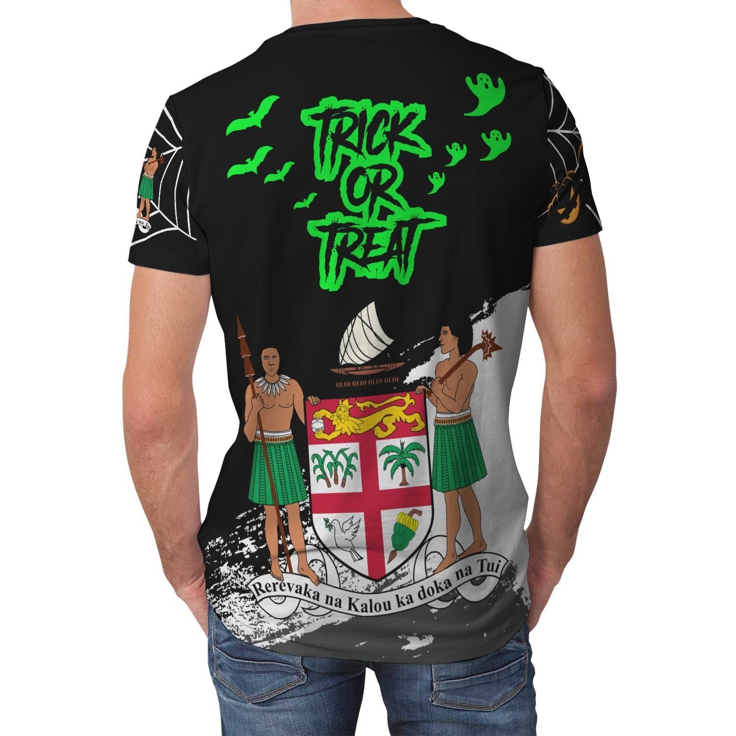 Fiji Halloween T shirt (Women/Men) - Vibe Hoodie Shop