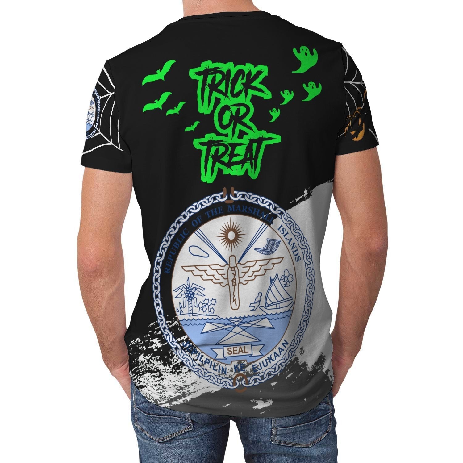 Marshall Islands Halloween T shirt (Women/Men) - Vibe Hoodie Shop