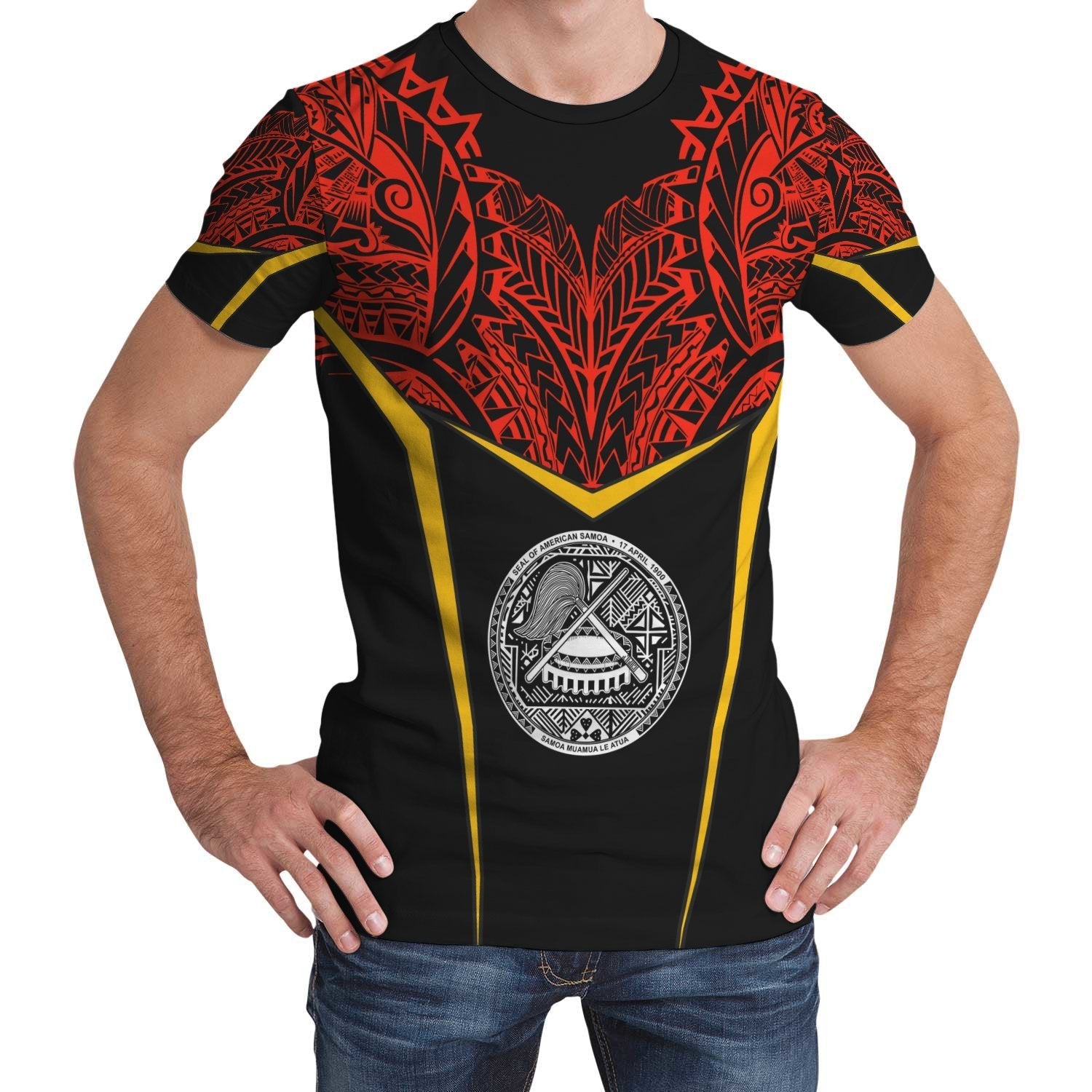 American Samoa Unisex T shirt - Tribal Style - Vibe Hoodie Shop