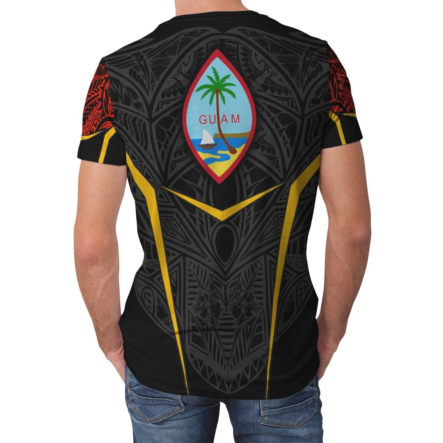 Guam Unisex T shirt - Tribal Style - Vibe Hoodie Shop