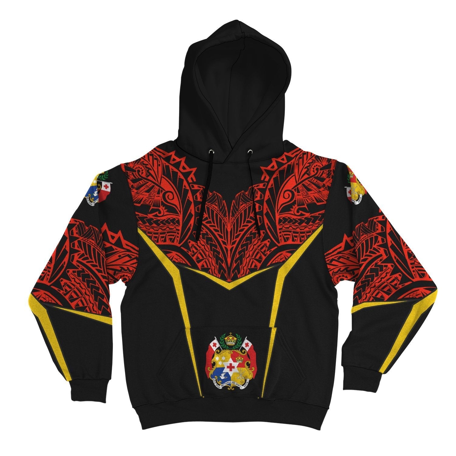 Tonga Unisex Hoodie - Tribal Style - Vibe Hoodie Shop