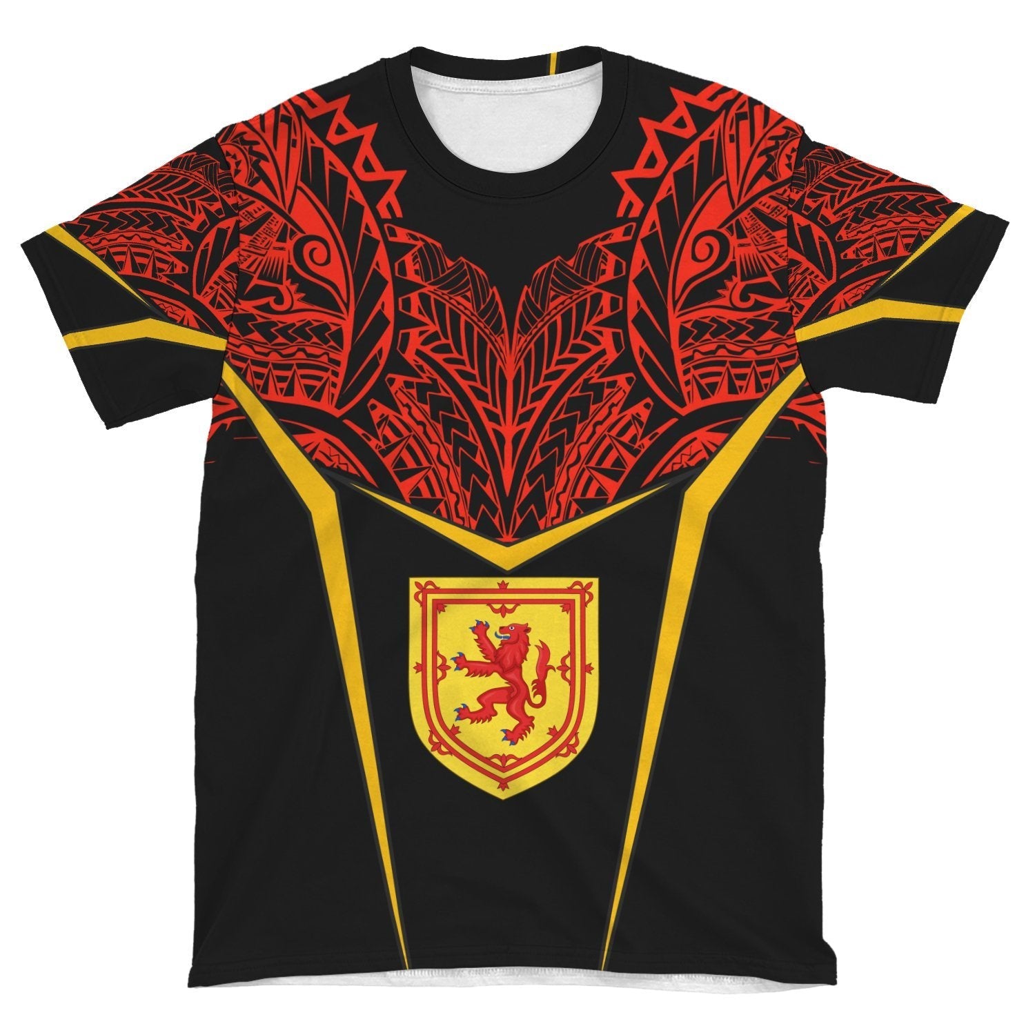 Scotland Unisex T shirt - Tribal Style - Vibe Hoodie Shop