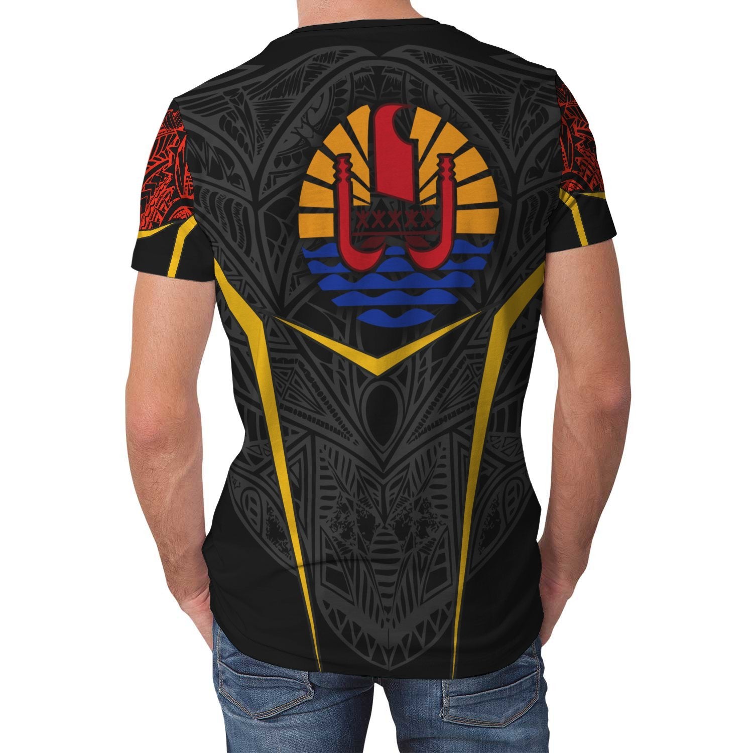 Tahiti Unisex T shirt - Tribal Style - Vibe Hoodie Shop