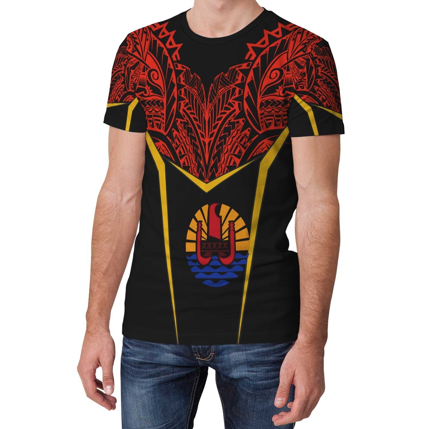 Tahiti Unisex T shirt - Tribal Style - Vibe Hoodie Shop