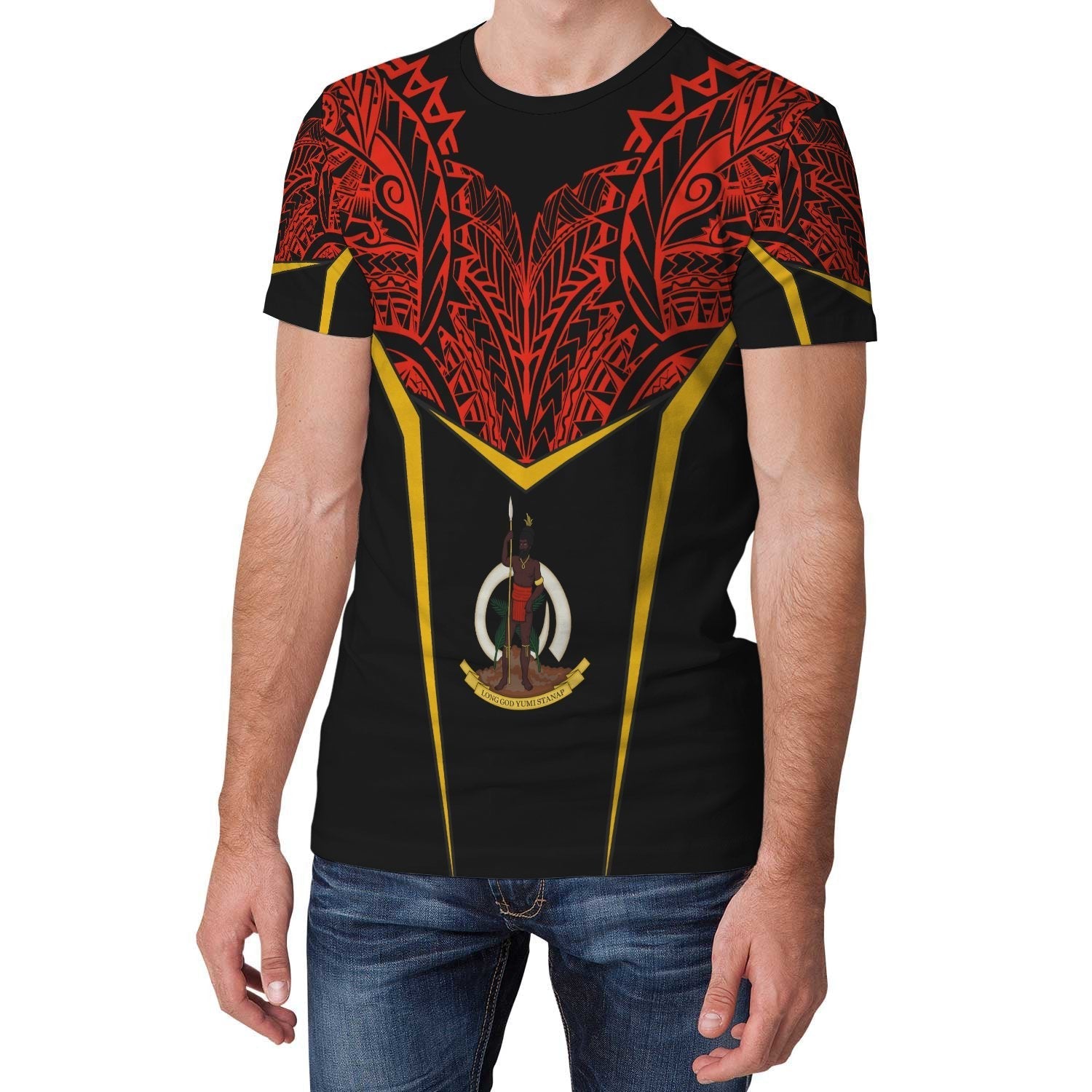 Vanuatu Unisex T shirt - Tribal Style - Vibe Hoodie Shop