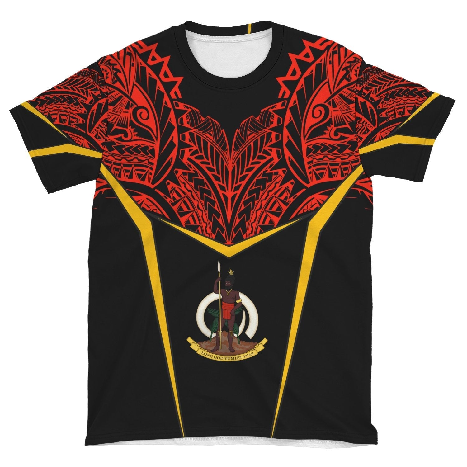 Vanuatu Unisex T shirt - Tribal Style - Vibe Hoodie Shop