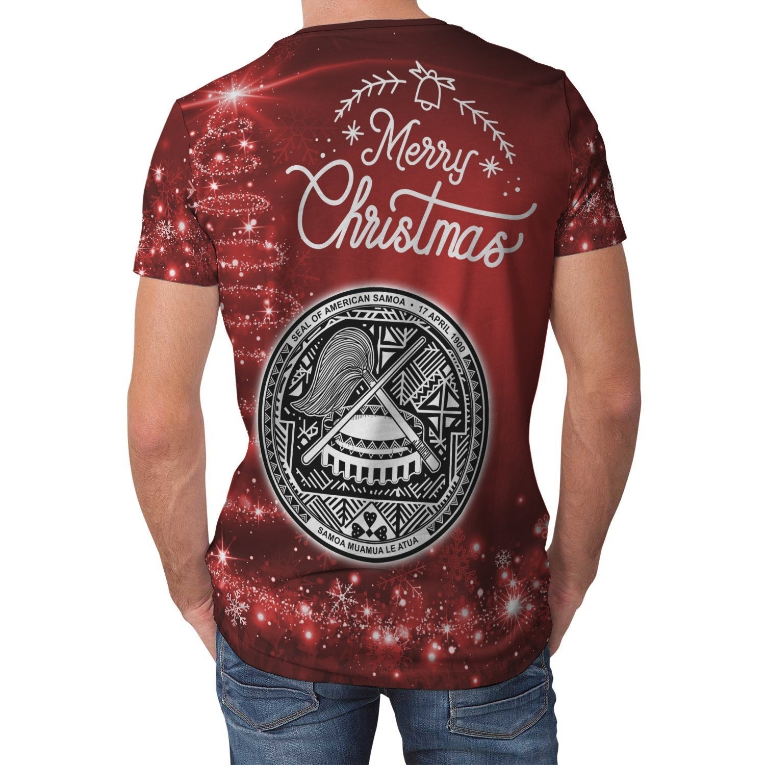 American Samoa Christmas T shirt (Women's/Men's) - Vibe Hoodie Shop