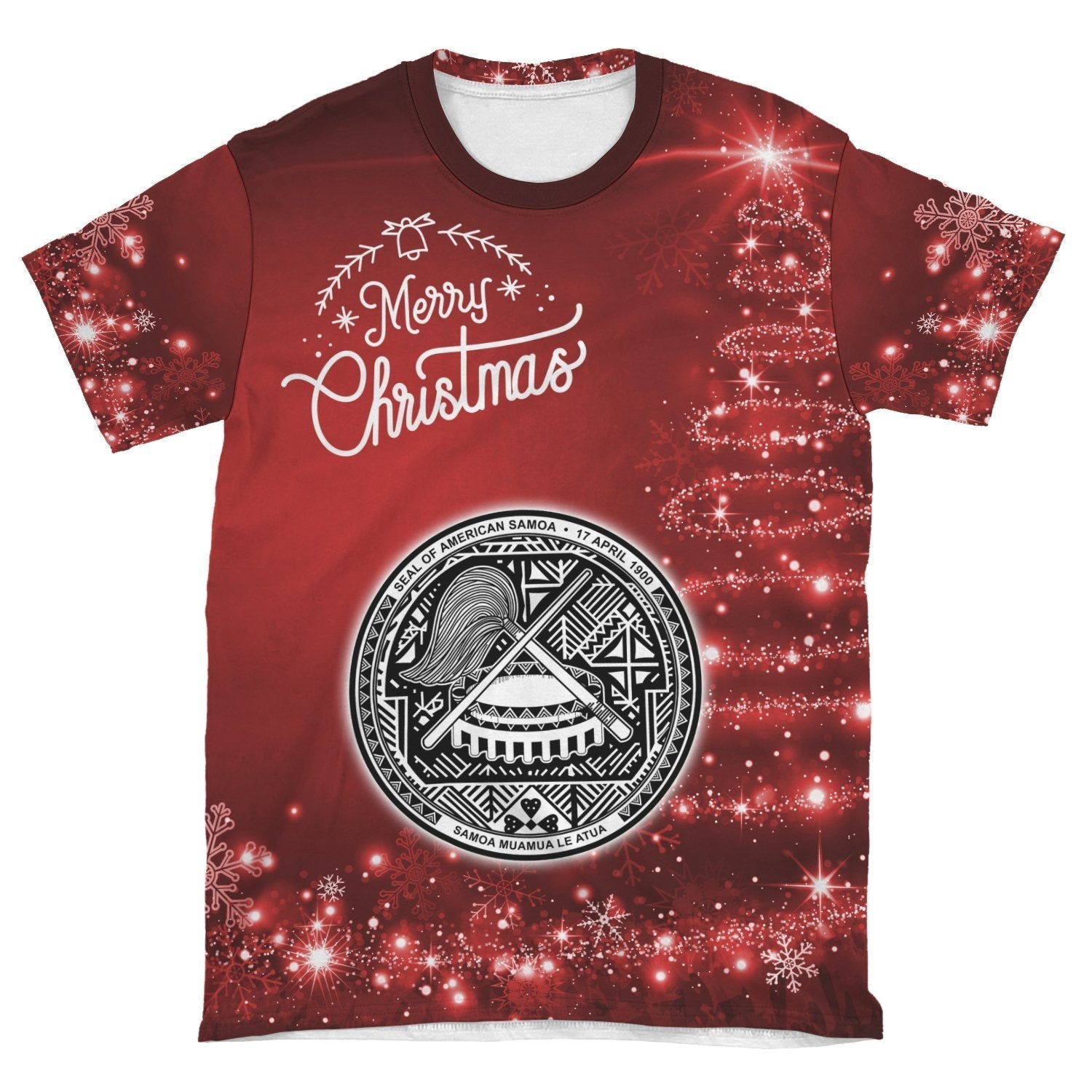 American Samoa Christmas T shirt (Women's/Men's) - Vibe Hoodie Shop