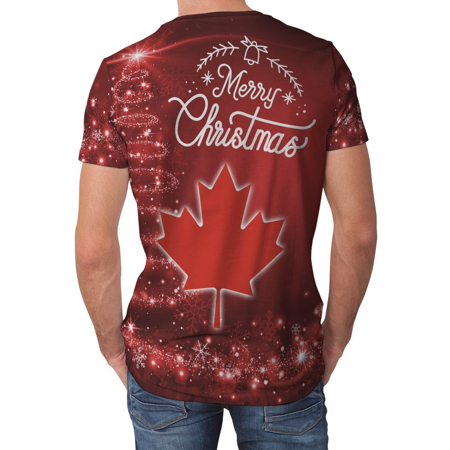 Canada Christmas T shirt (Women's/Men's) - Vibe Hoodie Shop