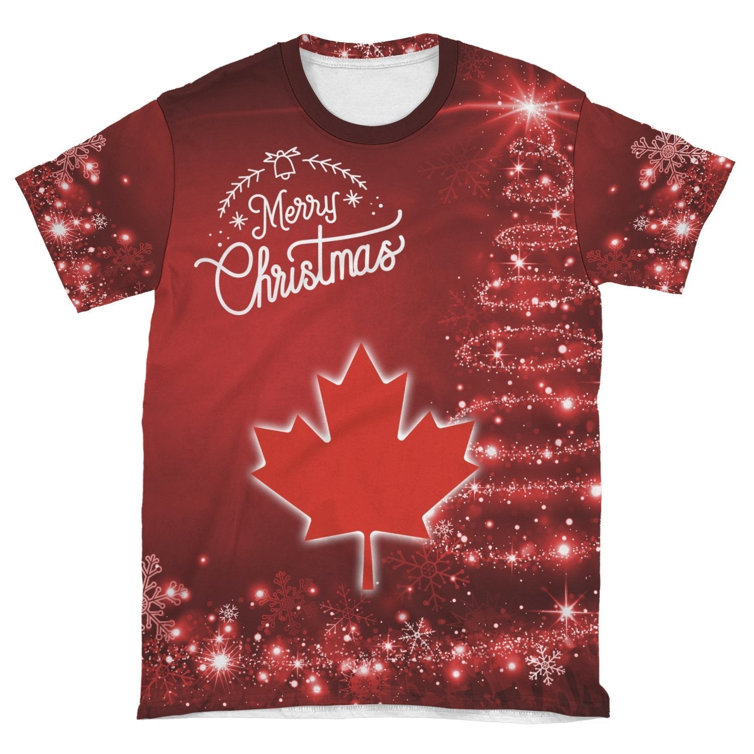 Canada Christmas T shirt (Women's/Men's) - Vibe Hoodie Shop