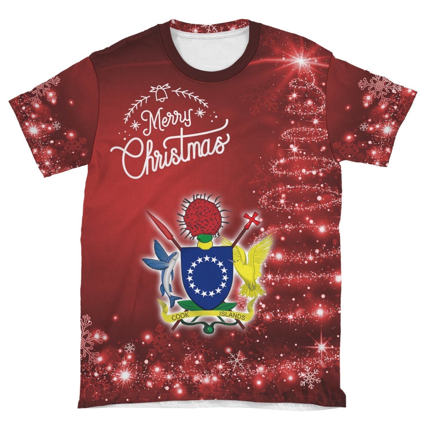 Cook Islands Christmas T shirt (Women's/Men's) - Vibe Hoodie Shop