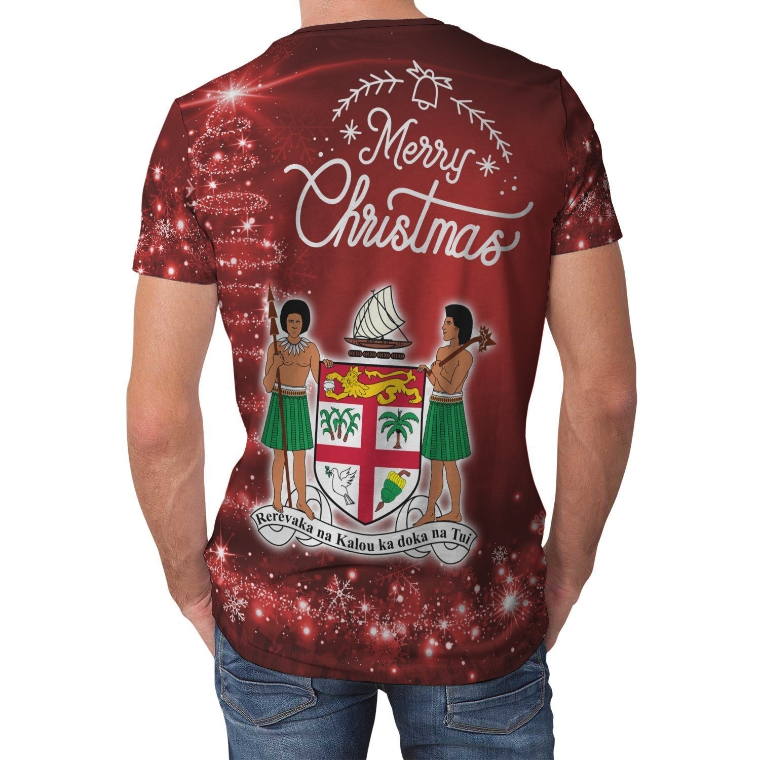 Fiji Christmas T shirt (Women's/Men's) - Vibe Hoodie Shop