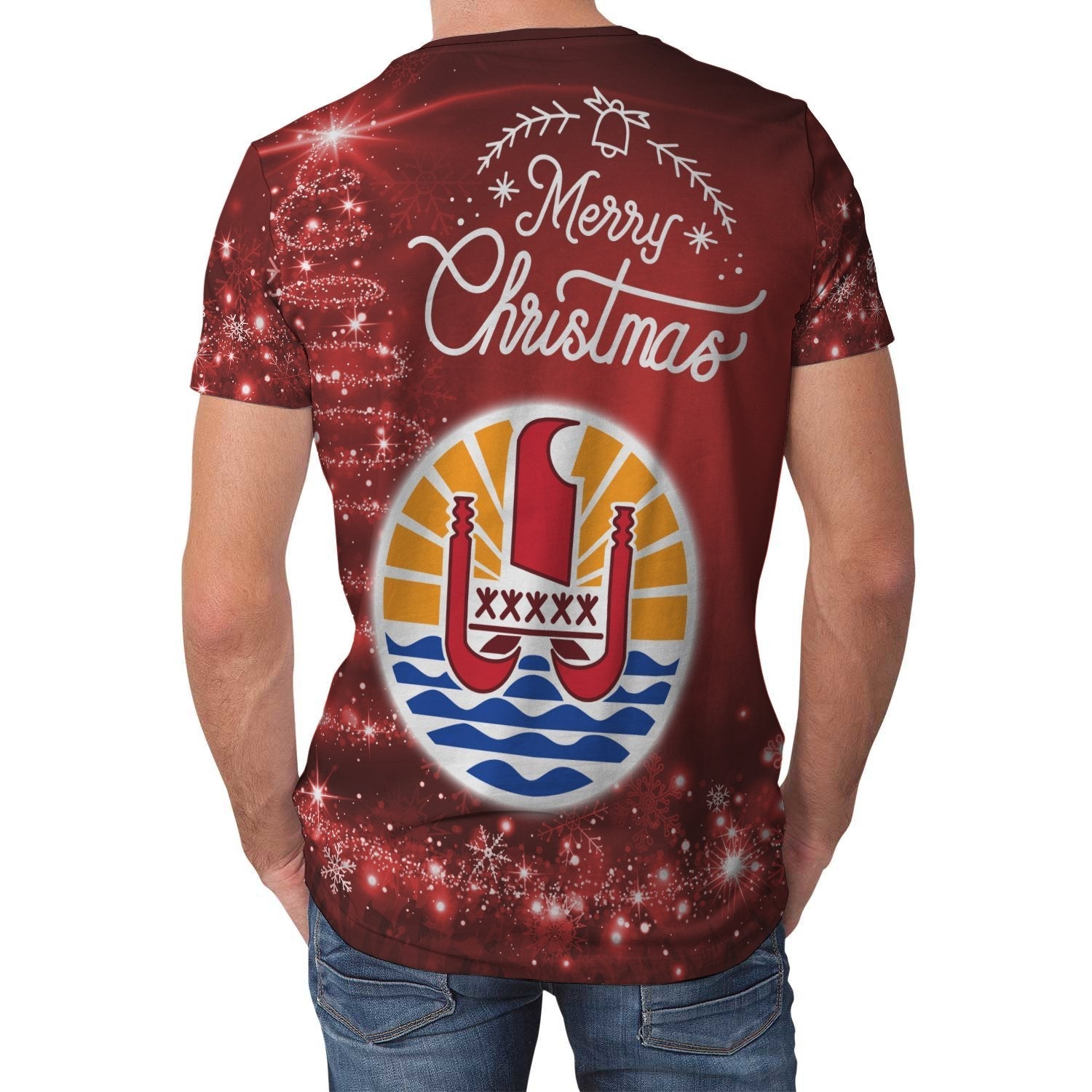 French Polynesia Christmas T shirt (Women's/Men's) - Vibe Hoodie Shop