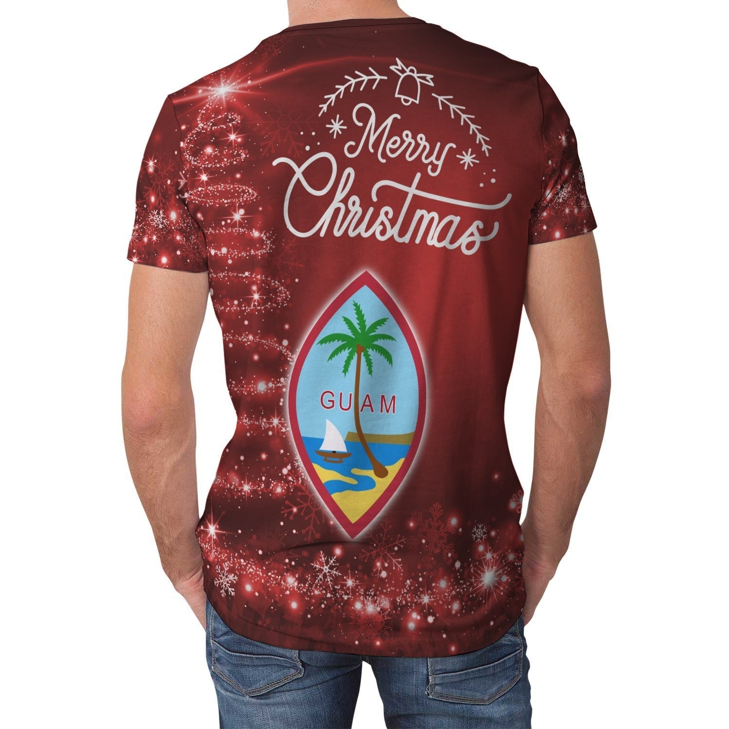 Guam Christmas T shirt (Women's/Men's) - Vibe Hoodie Shop