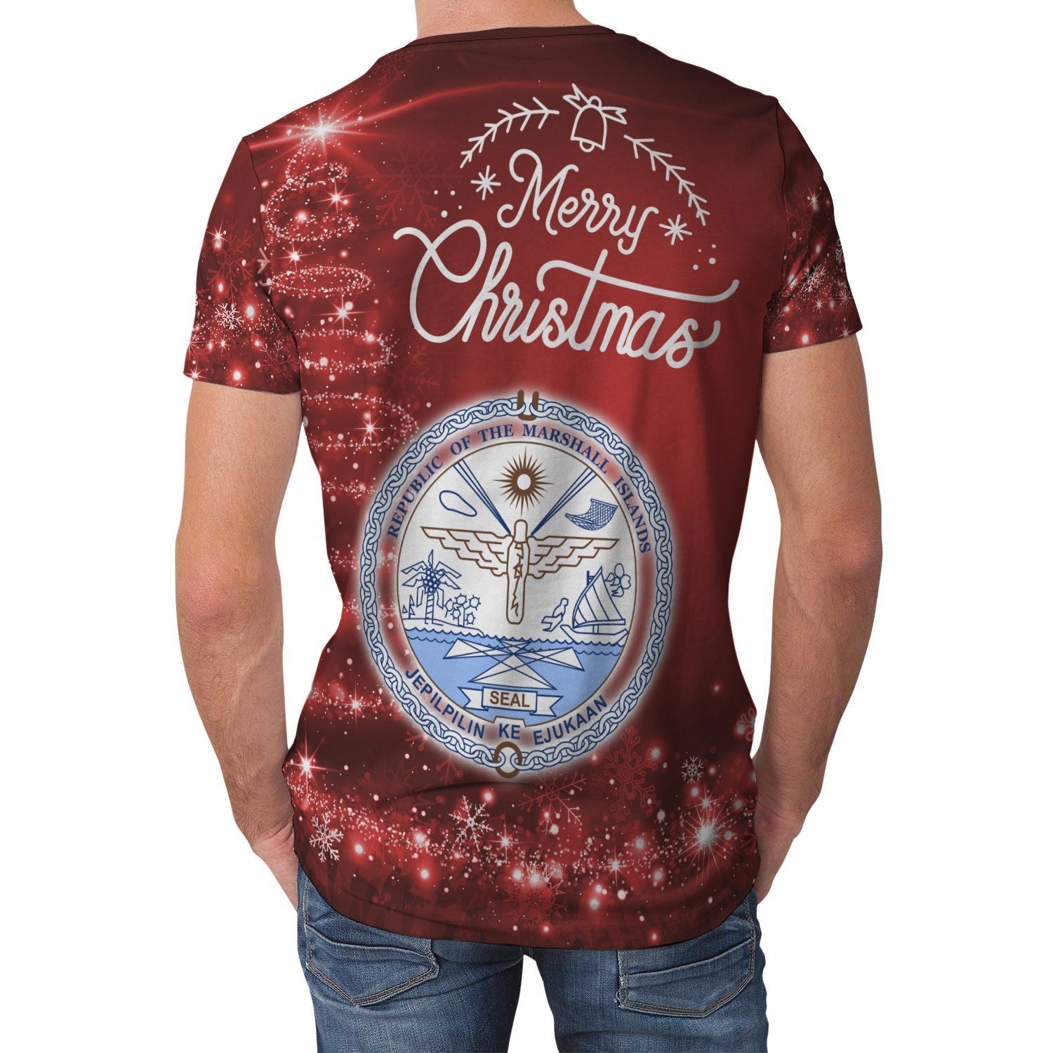 Marshall Islands Christmas T shirt (Women's/Men's) - Vibe Hoodie Shop