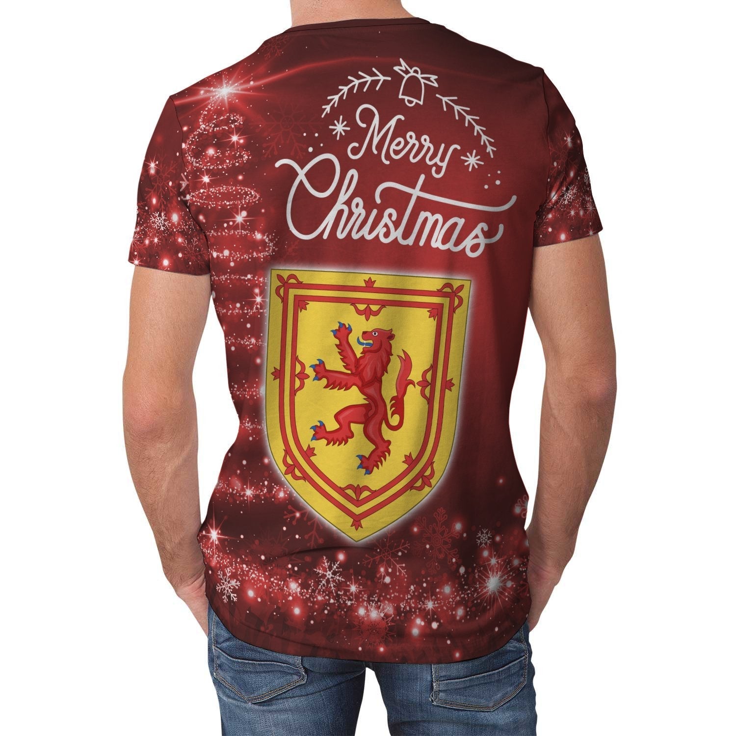 Scotland Christmas T shirt (Women's/Men's) - Vibe Hoodie Shop