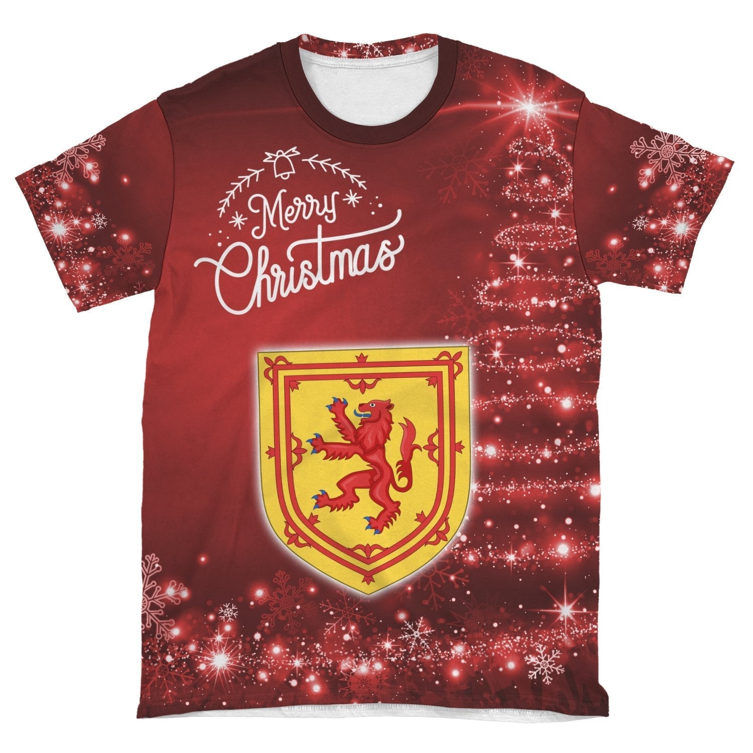 Scotland Christmas T shirt (Women's/Men's) - Vibe Hoodie Shop