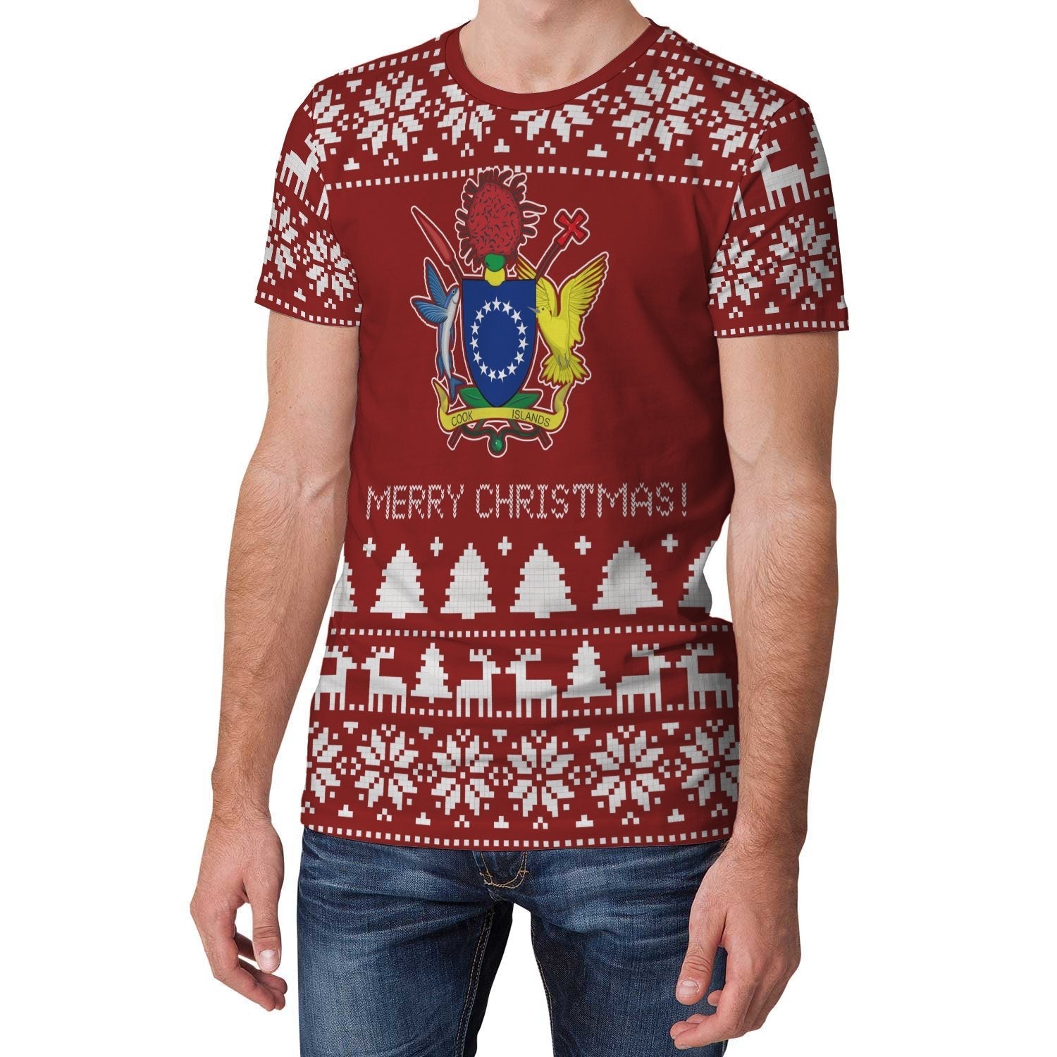 Cook Islands Christmas T shirt (Women's/Men's) - Vibe Hoodie Shop