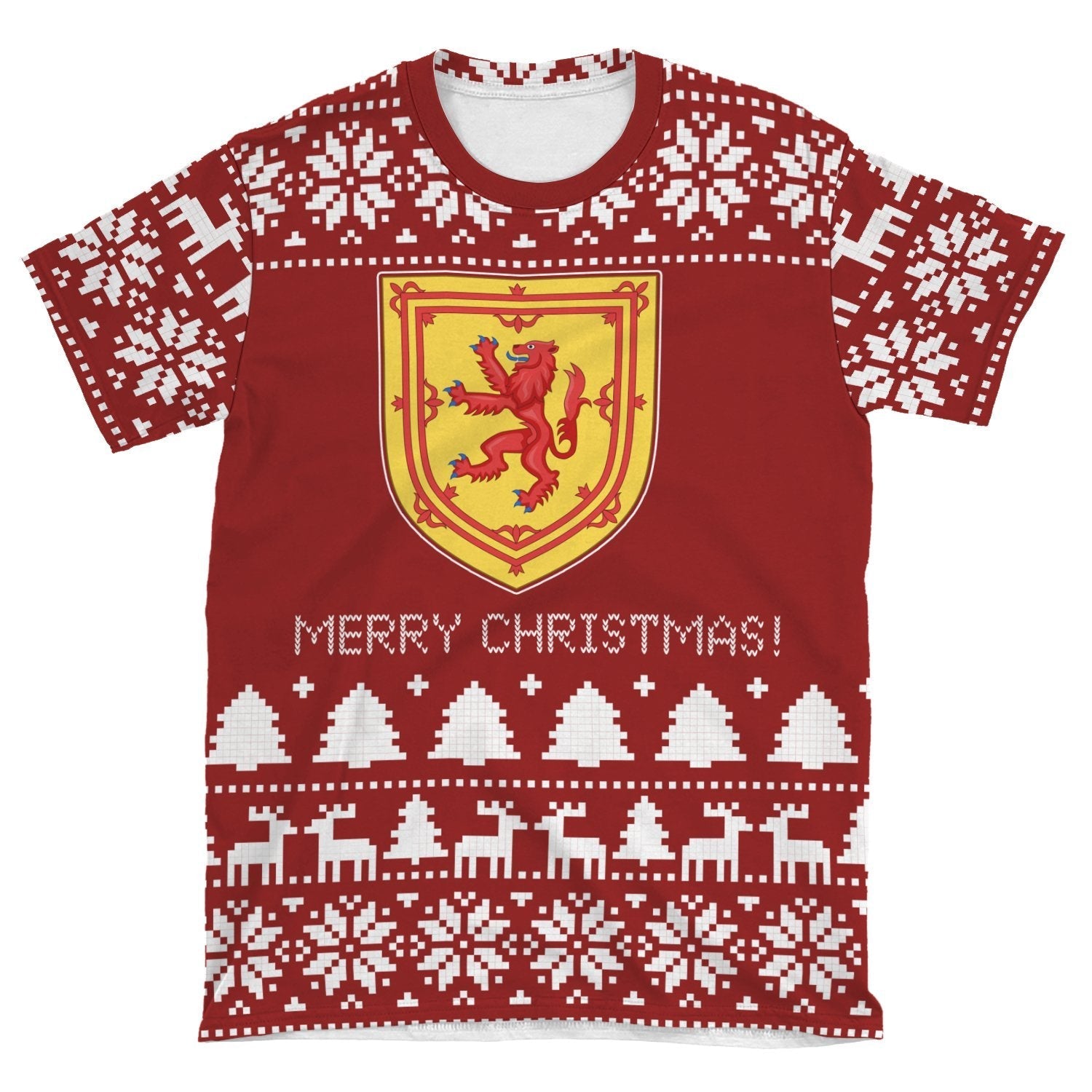 Scotland Christmas T shirt (Women's/Men's) - Vibe Hoodie Shop