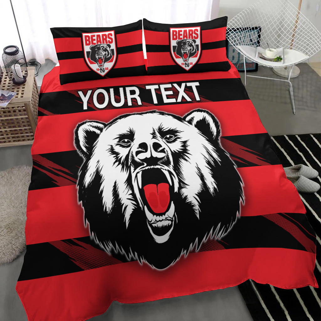 (Custom Personalised) The Bears Bedding Set North Sydney Bears Strong Comeback - Vibe Hoodie Shop