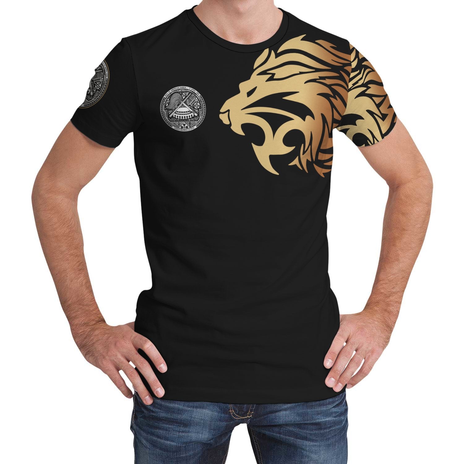 American Samoa T shirts - Lion Style - Vibe Hoodie Shop