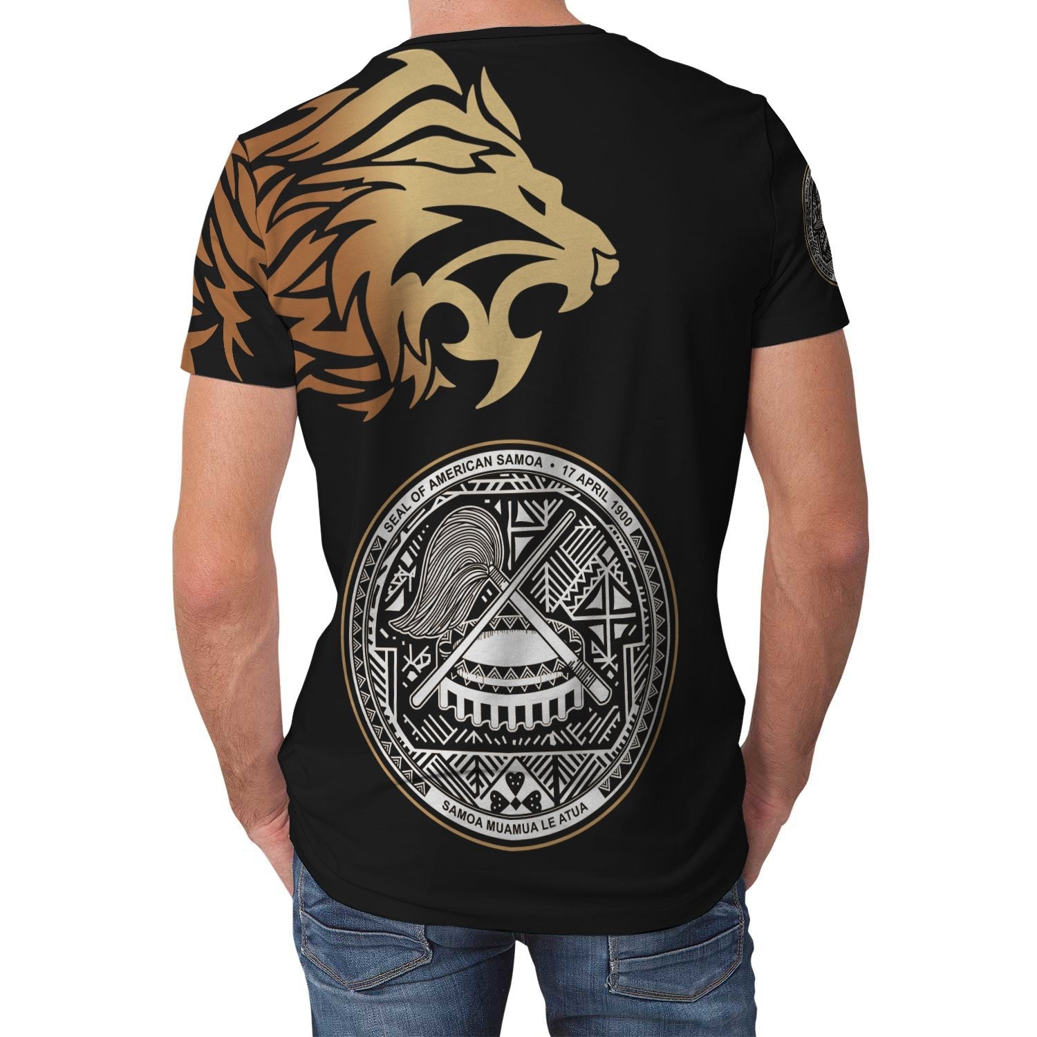 American Samoa T shirts - Lion Style - Vibe Hoodie Shop