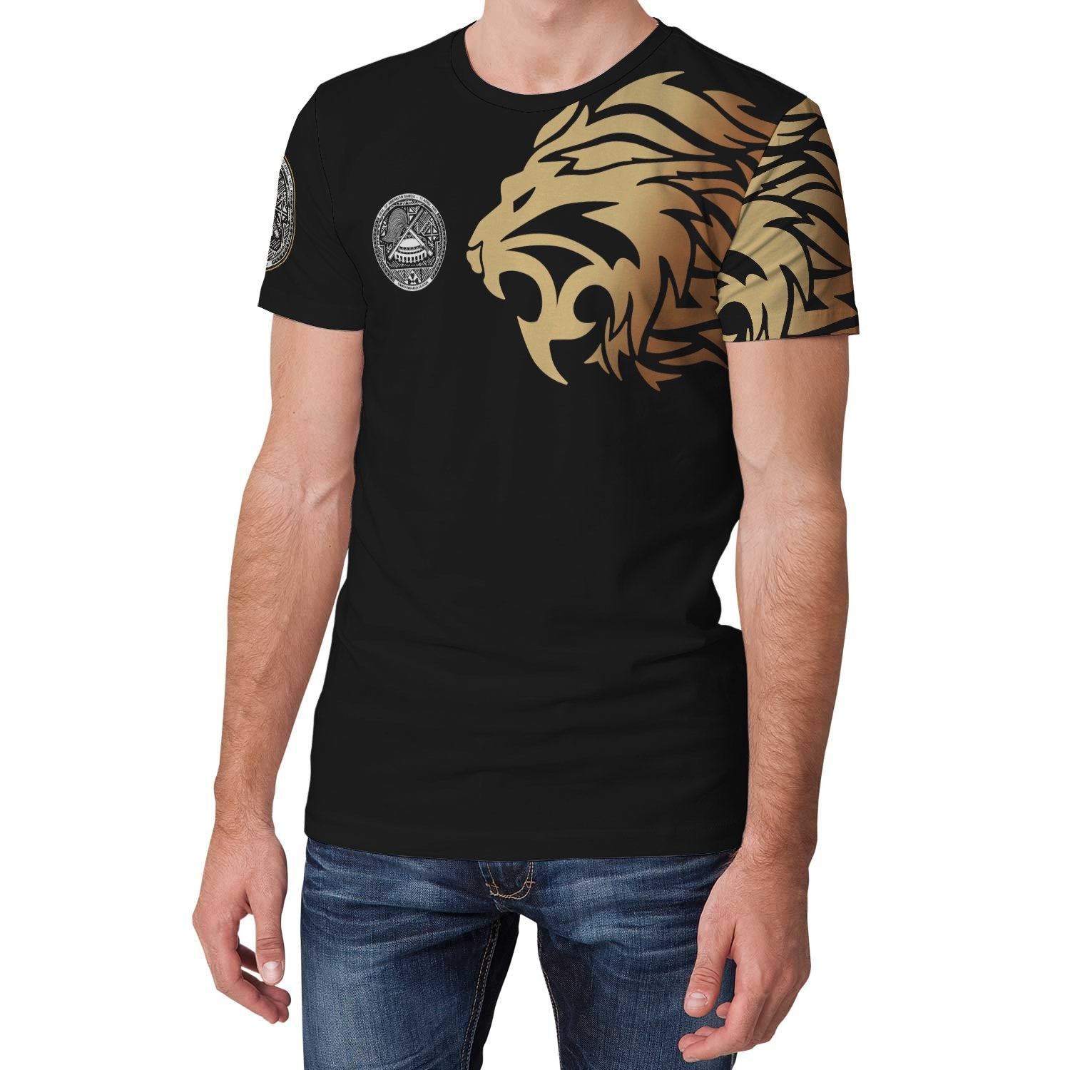 American Samoa T shirts - Lion Style - Vibe Hoodie Shop