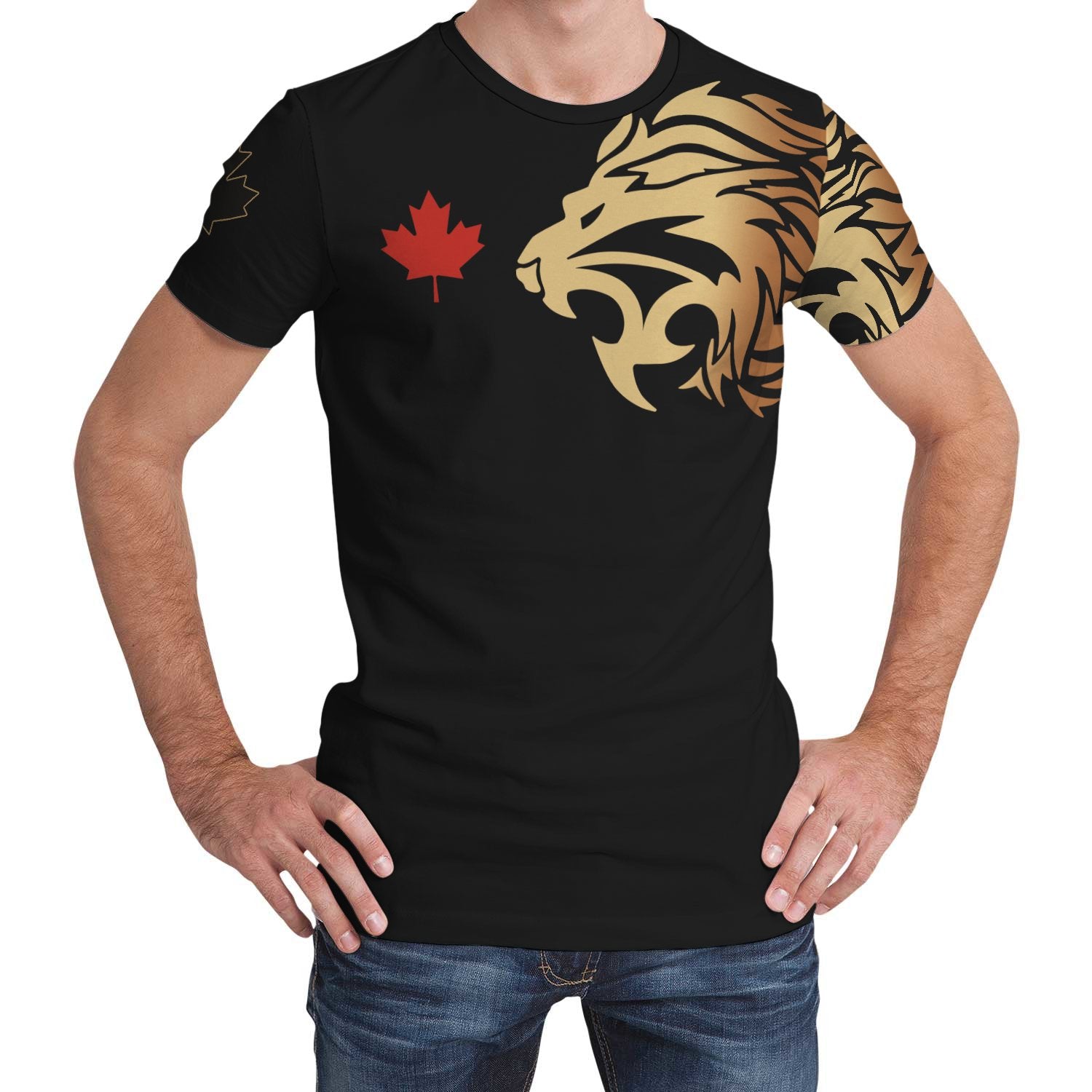 Canada T shirts - Lion Style - Vibe Hoodie Shop